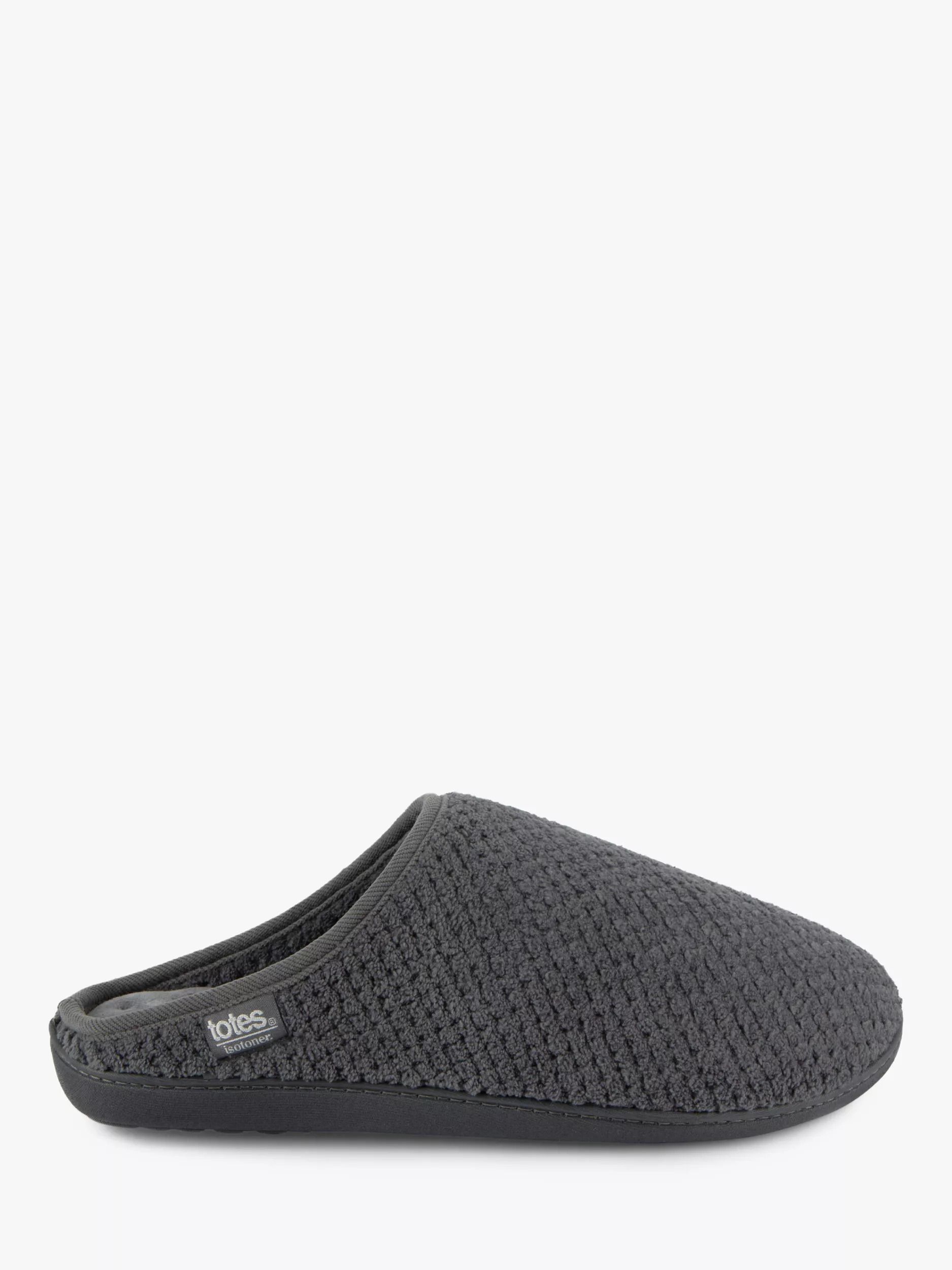 백 뮬 Isotoner Swept Back Popcorn Mule Slippers 112166562 Graphite