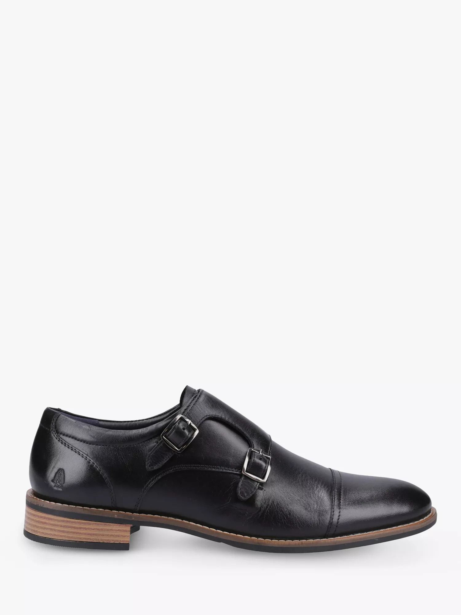 가죽 몽크 신발 David Leather Monk Shoes 112549883 Black