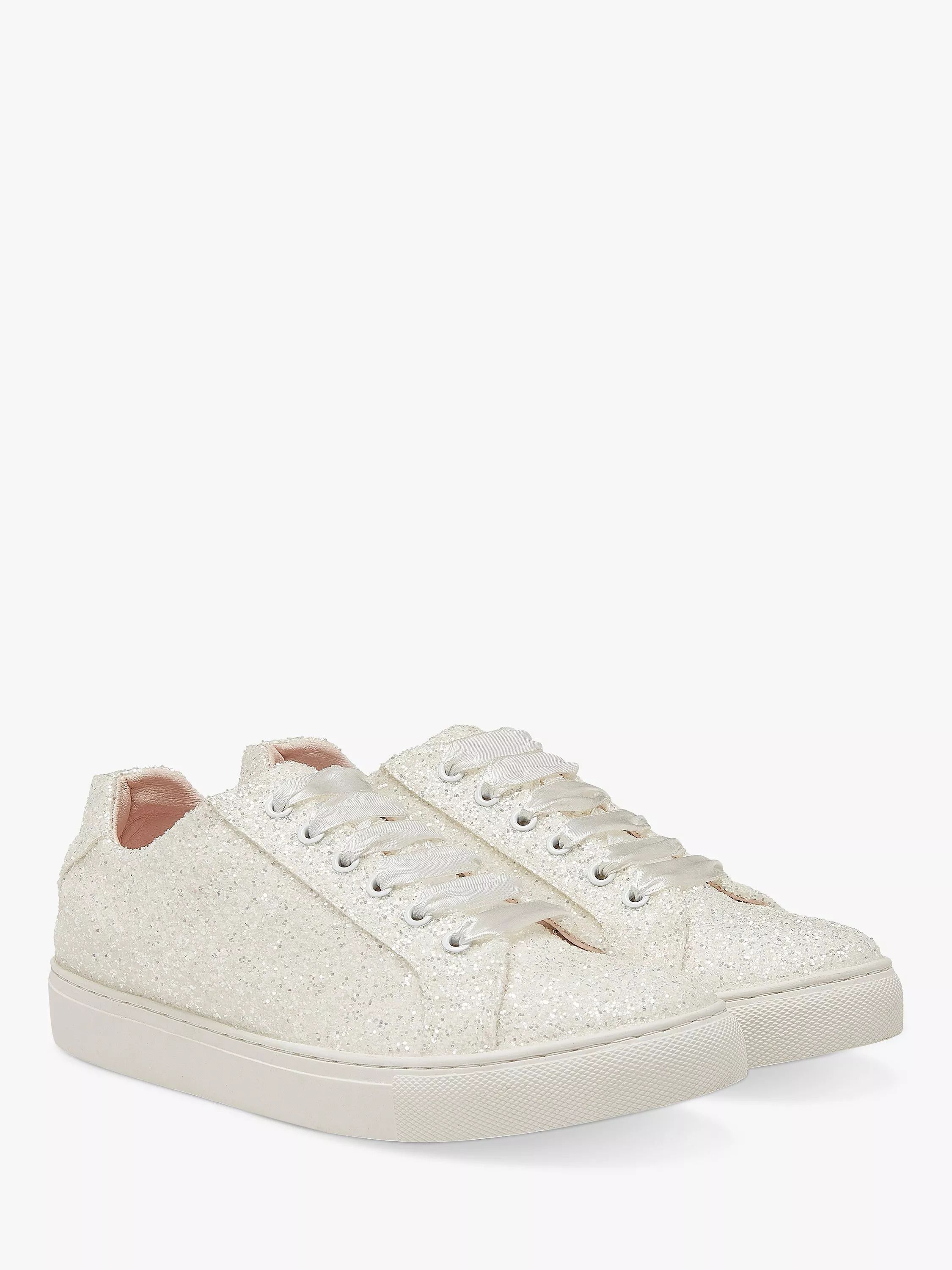 스니커즈 아이보리 스노우 Athena Glitter Trainers, Ivory Snow 110298892