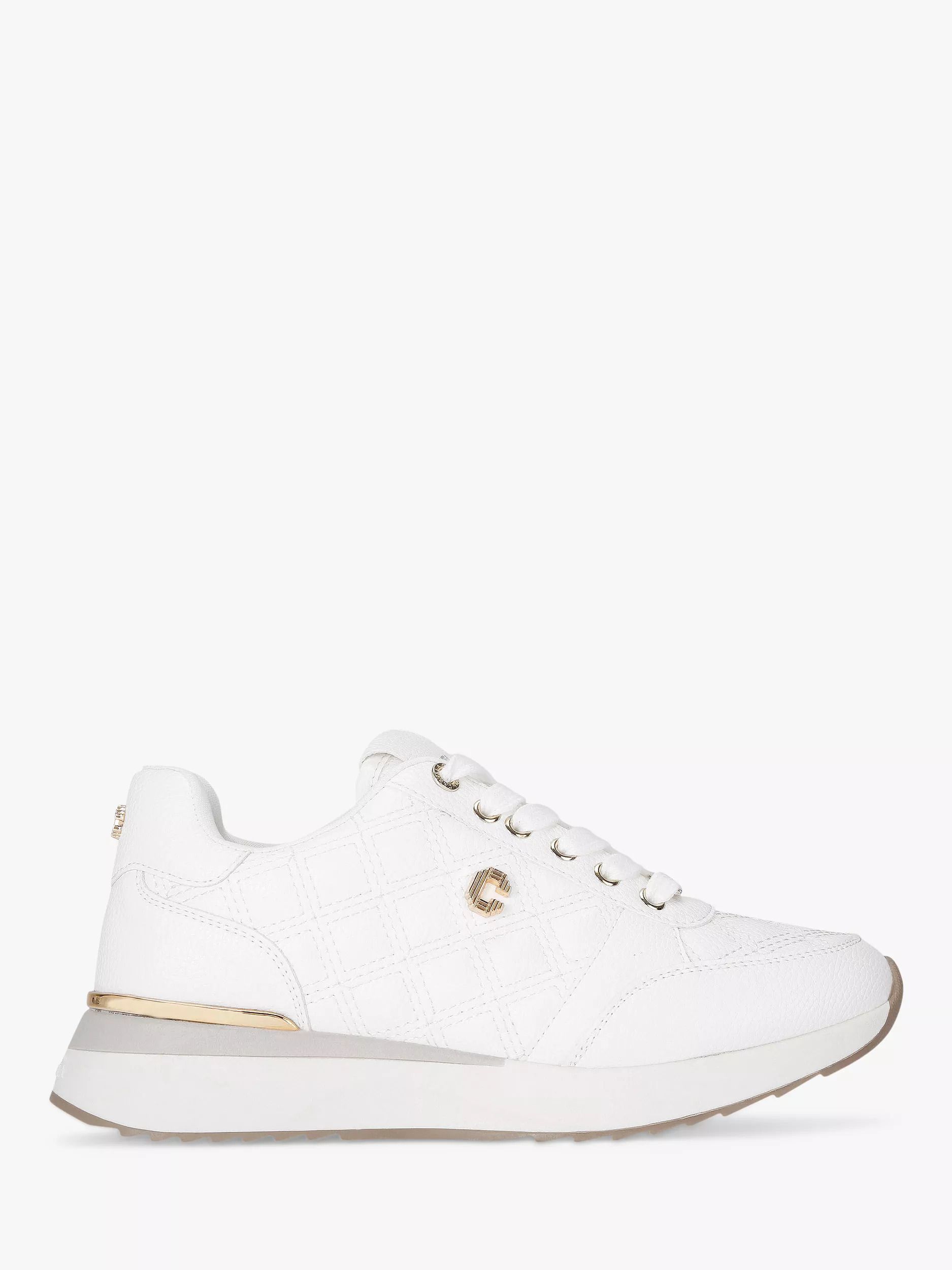다이아몬드 퀼트 러너 스니커즈 Diamond Quilt Runner Trainers 111796714 White/Gold