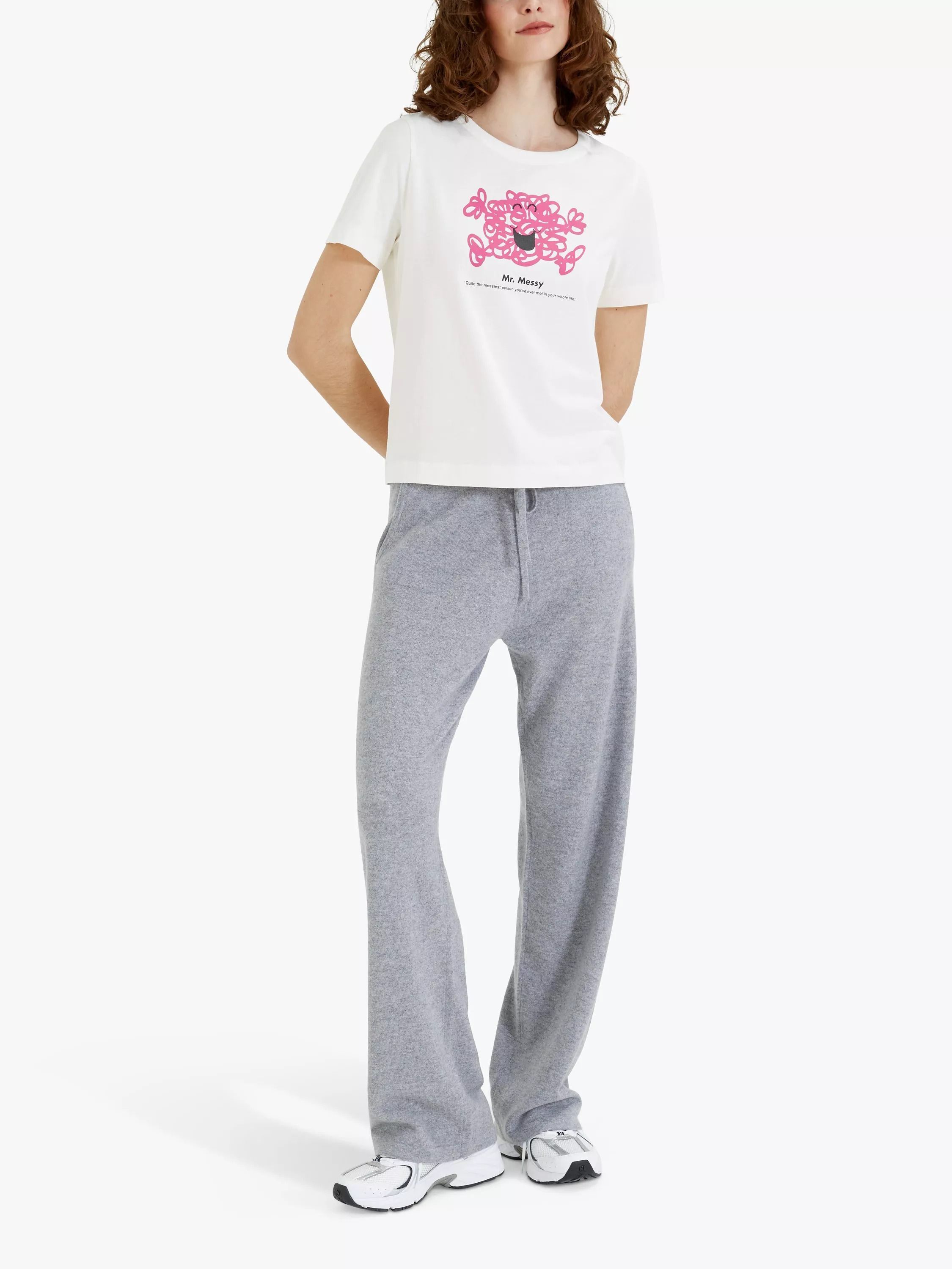 티셔츠 Mr Messy T-Shirt, Cream/Pink 112277021