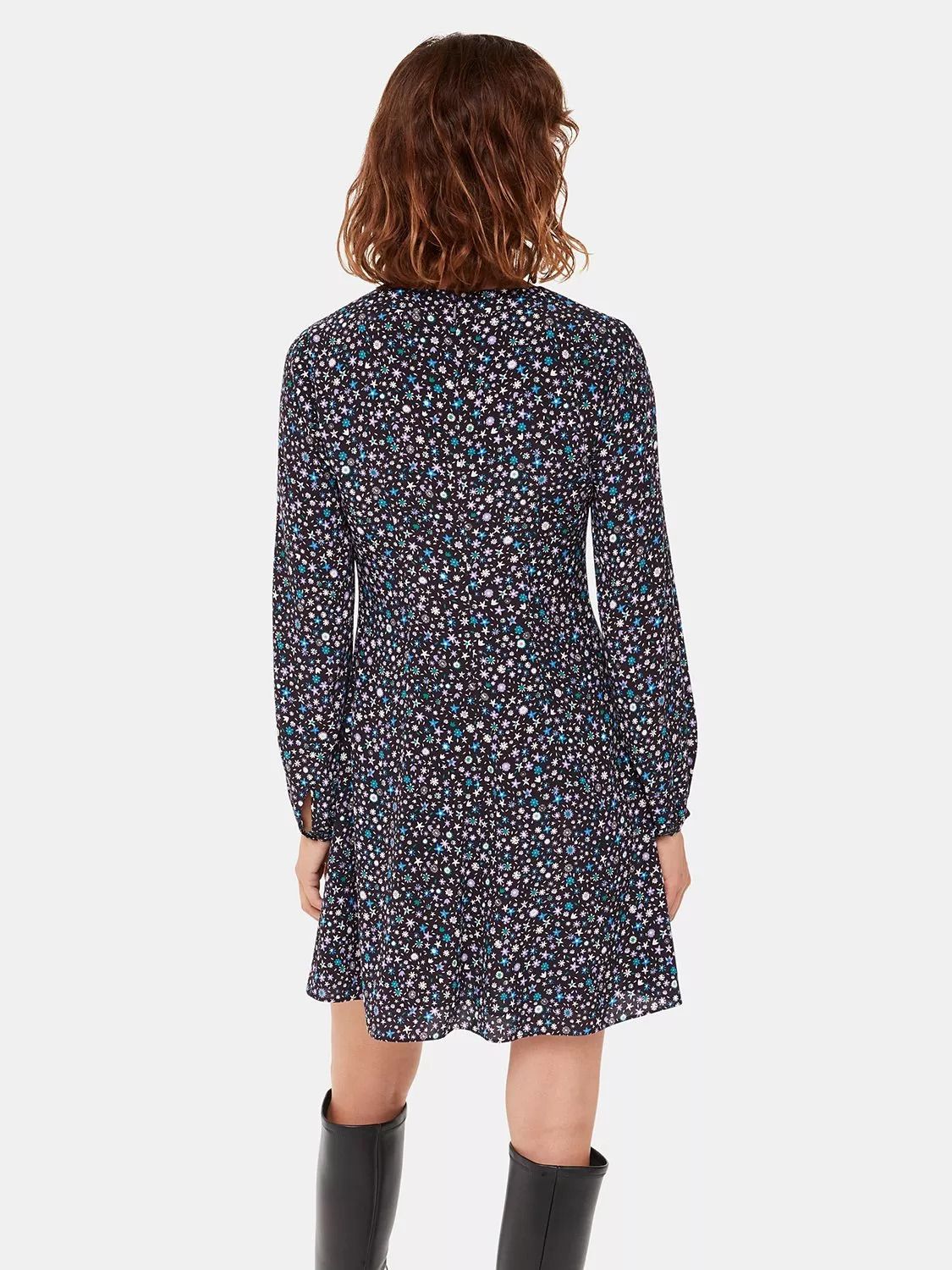 가든 미니 드레스 Painted Garden Mini Dress, Black/Multi 111166909