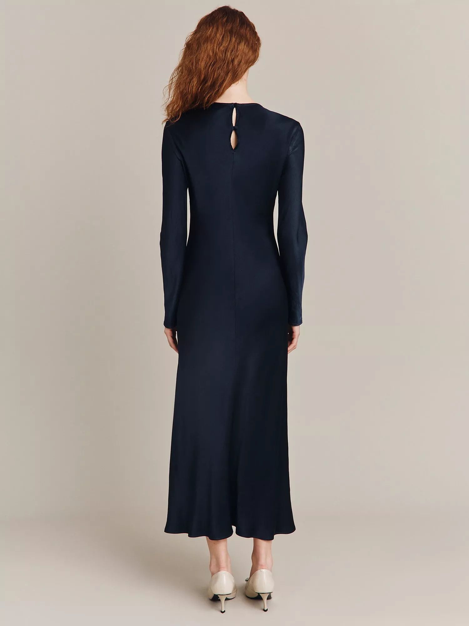 롱 슬리브 드레스 Mari Long Sleeve Dress 109889169 Navy
