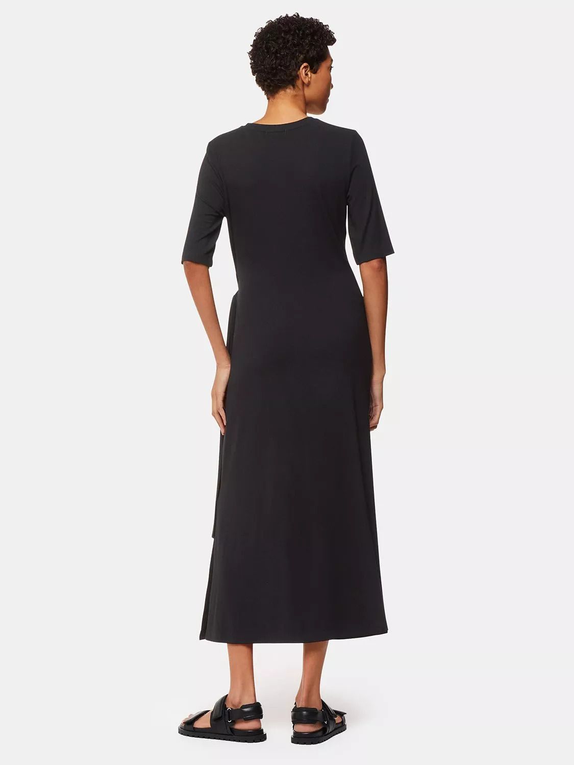 트위스트 저지 드레스 블랙 Twist Front Jersey Dress, Black 111654129