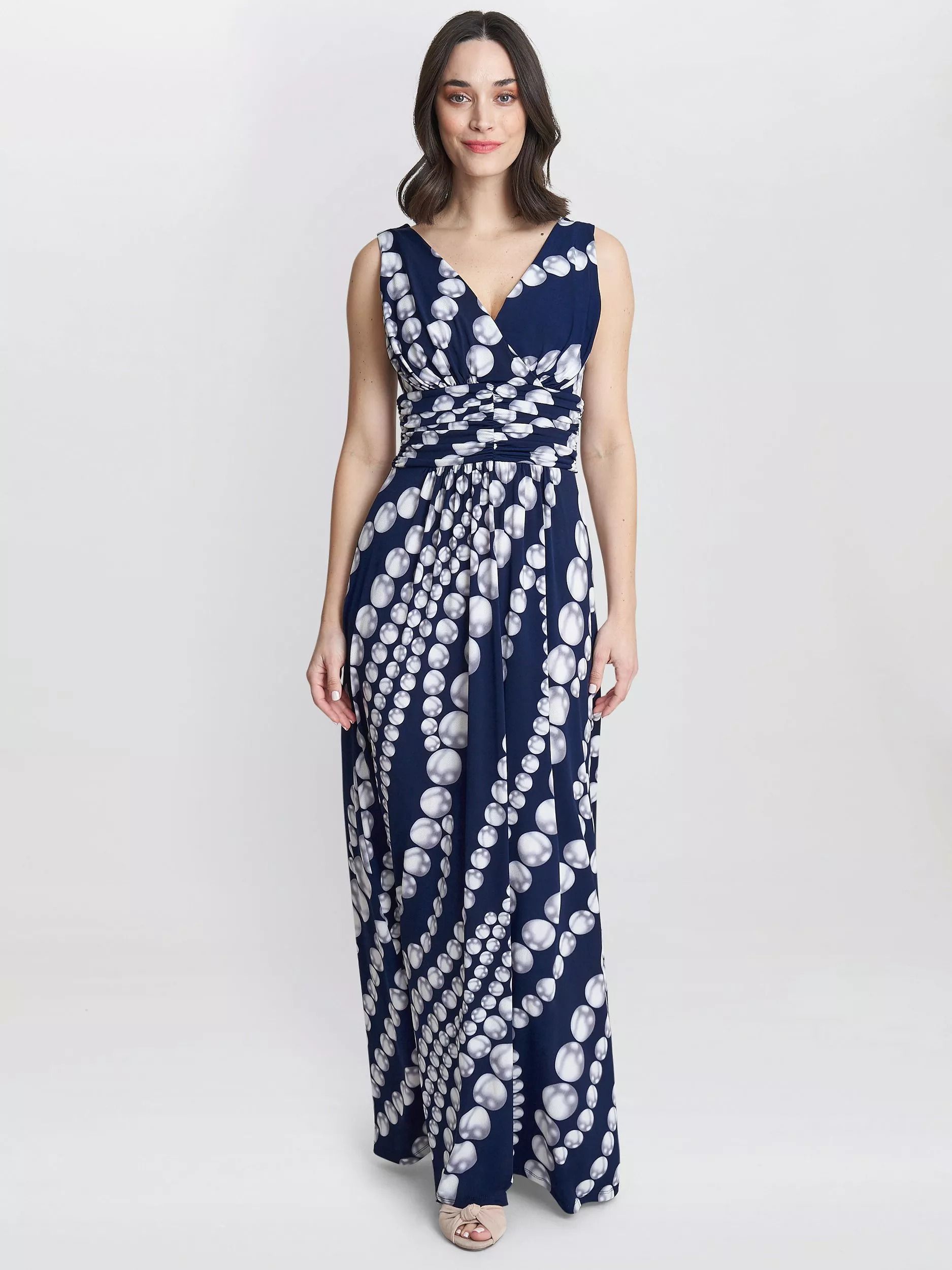 헤리엇 저지 맥시 드레스 Harriet Jersey Maxi Dress, Navy/Multi 112043101