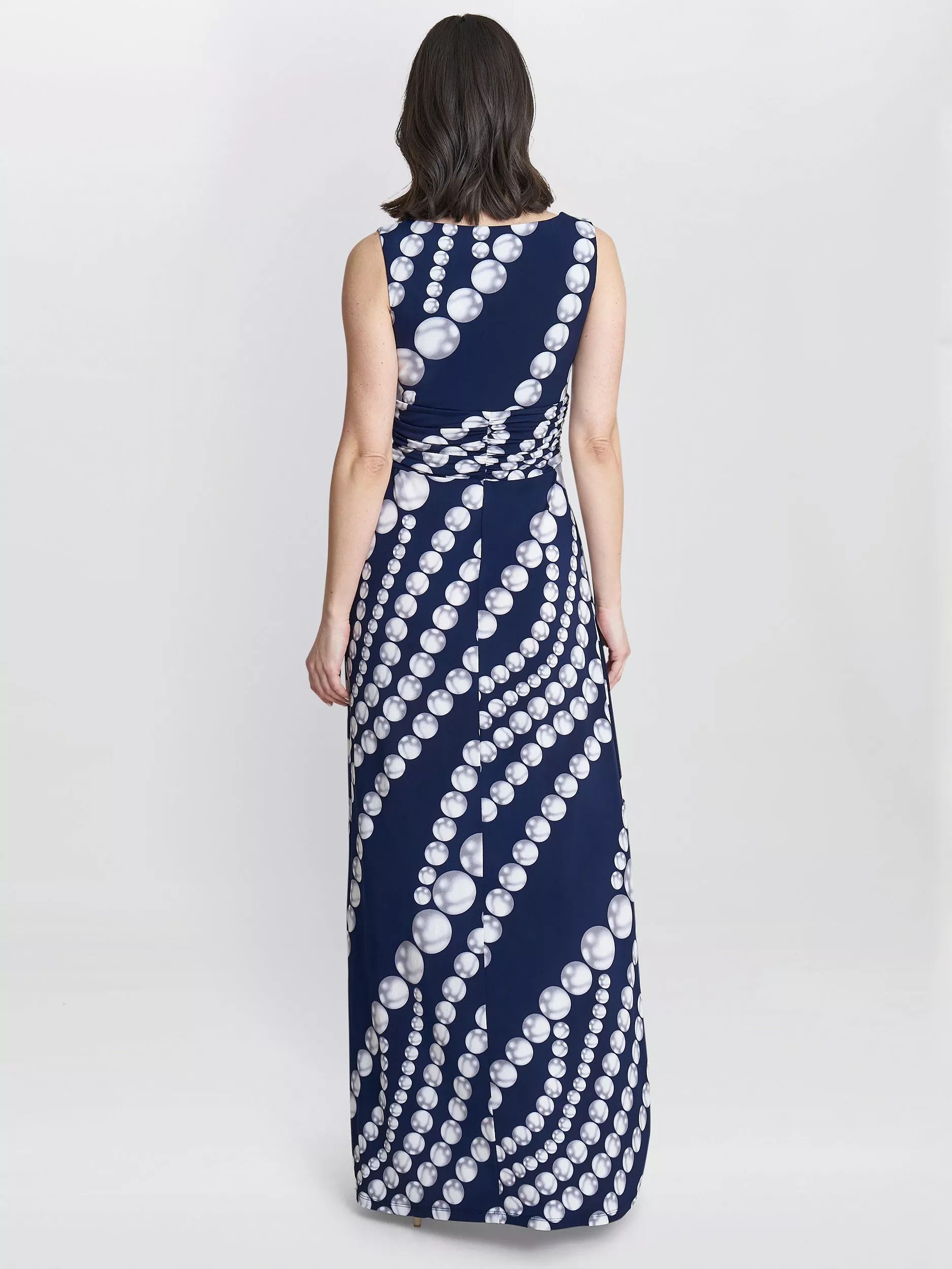 헤리엇 저지 맥시 드레스 Harriet Jersey Maxi Dress, Navy/Multi 112043101