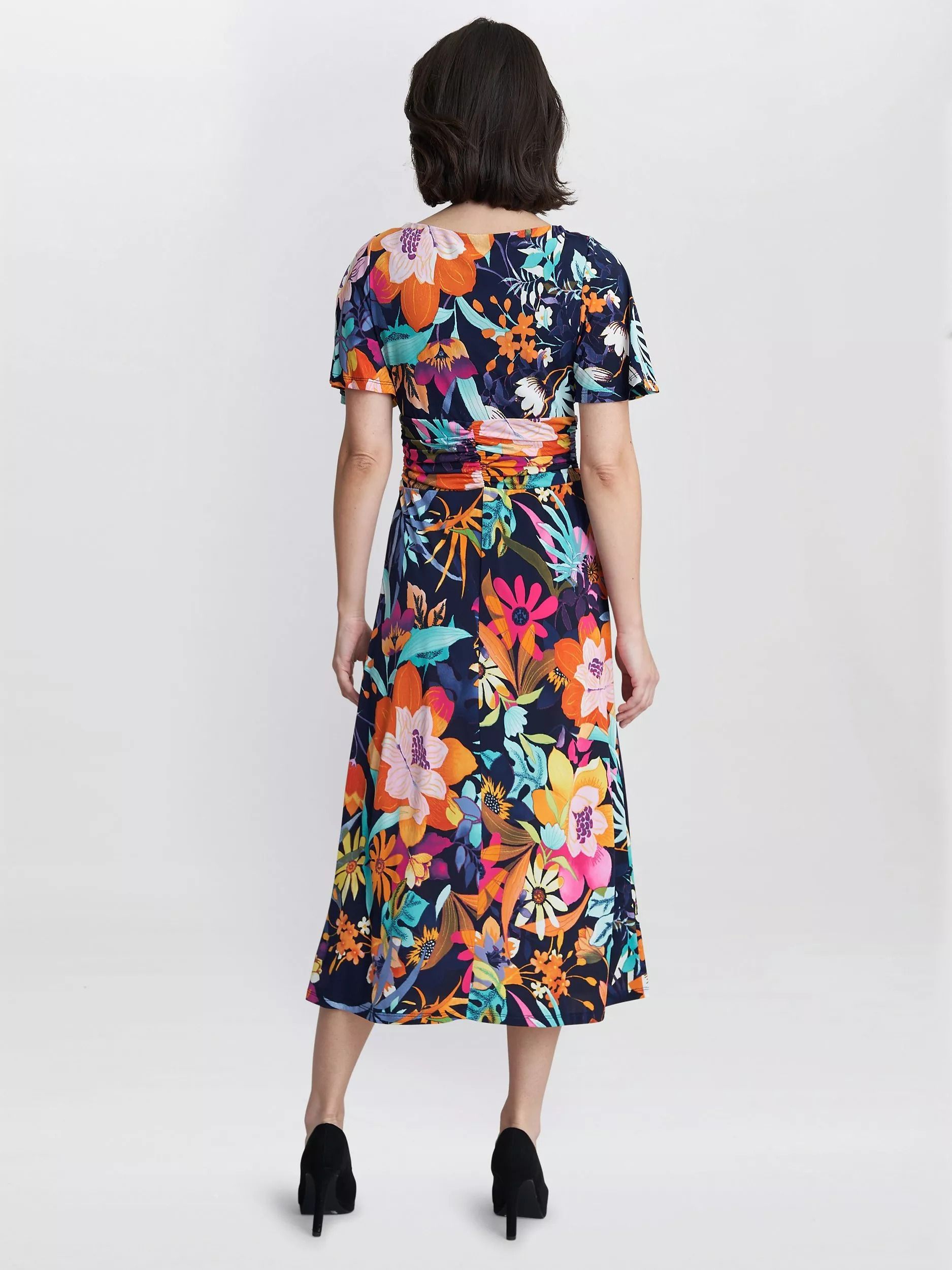 저지 프린트 드레스 Hattie Jersey Print Dress, Navy/Multi 112043087