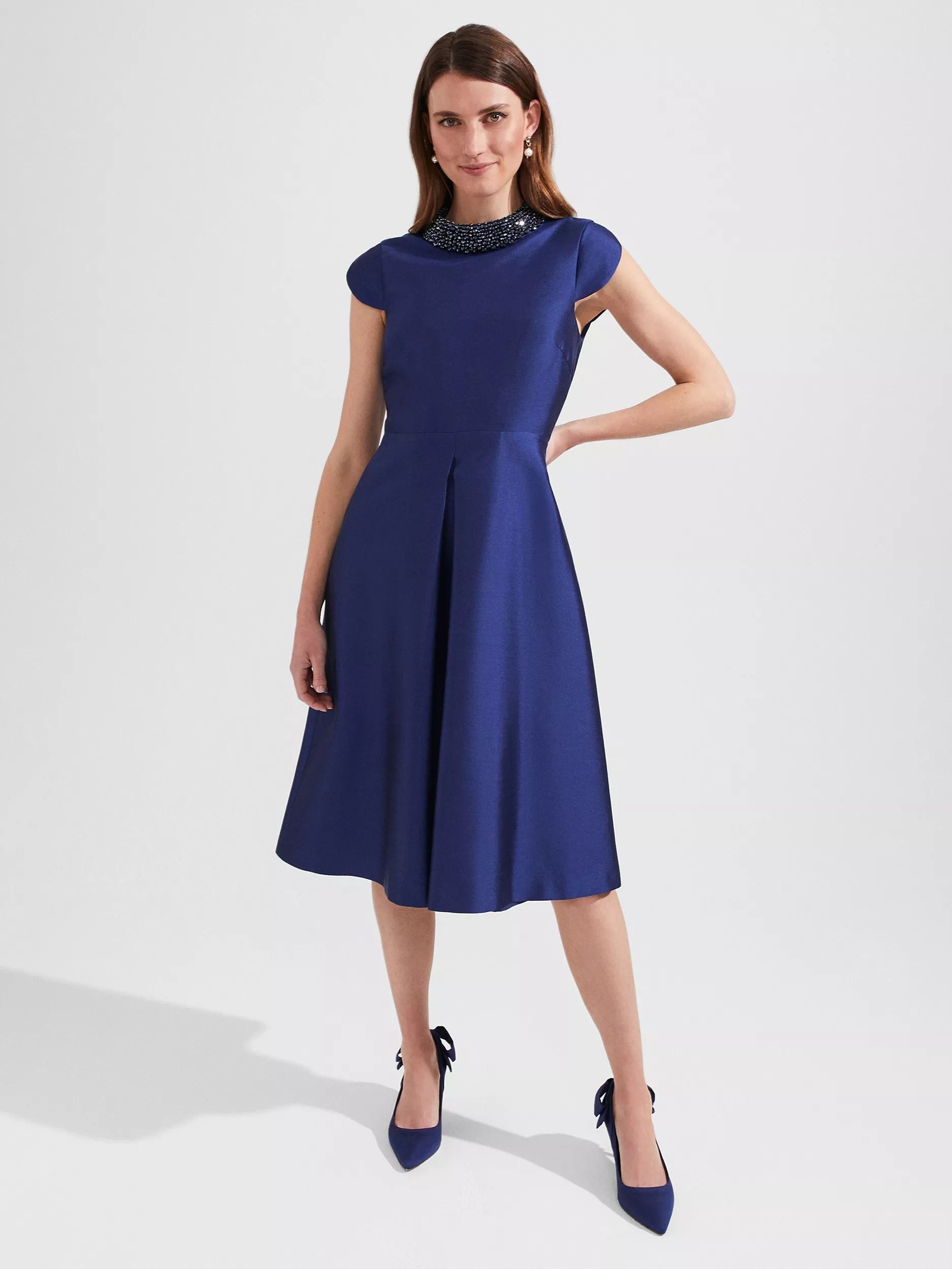 크리스티 미디 드레스 로얄 블루 Christie Midi Dress, Royal Blue 110536887