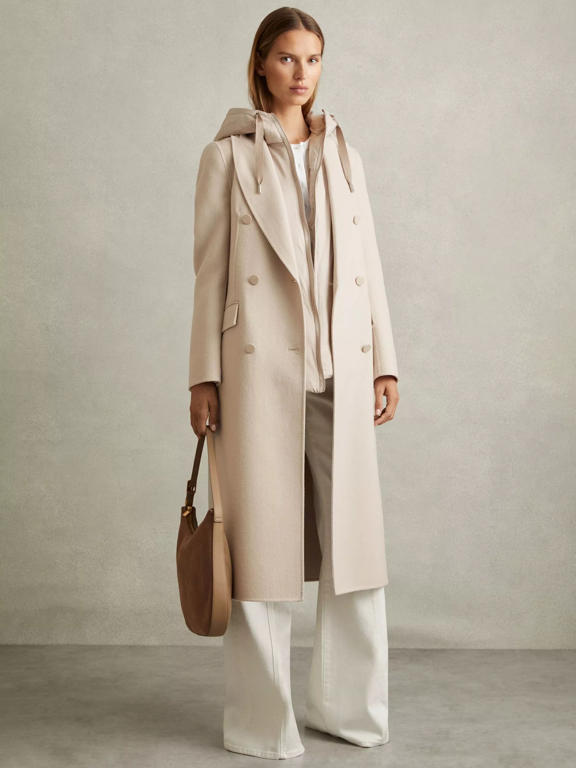 울 블렌드 코트 Maeve Wool Blend Coat, Neutral 112562606