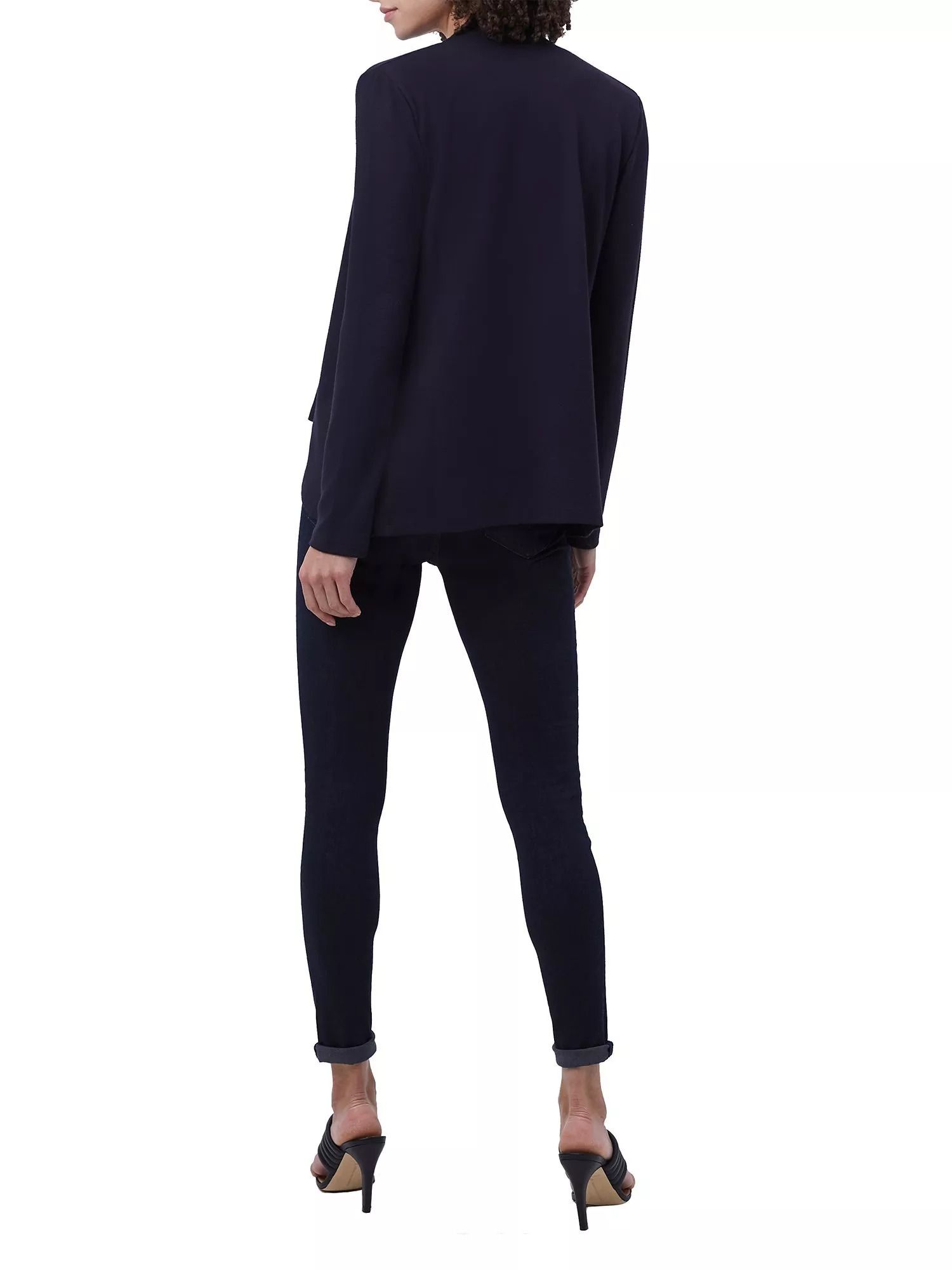 저지 자켓 Josie Jersey Drape Jacket 6173652 Utility Blue