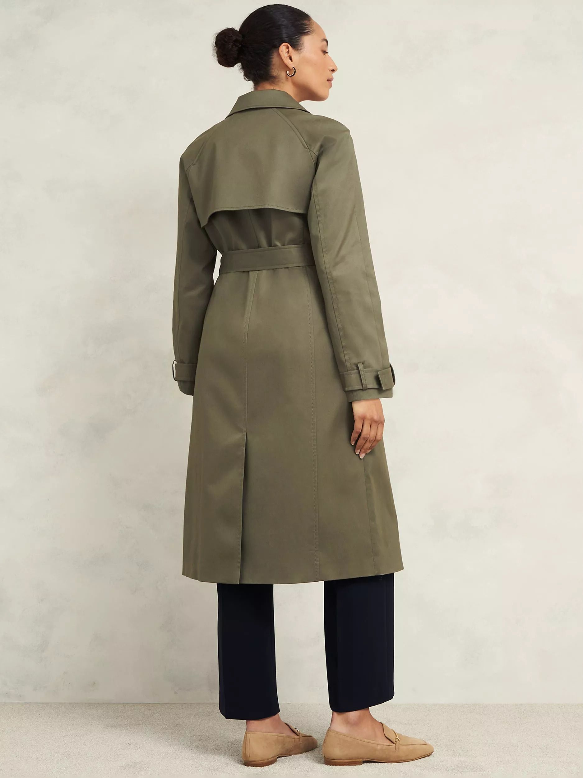 트렌치 코트 올리브 그린 Rhian Trench Coat, Olive Green 112231684