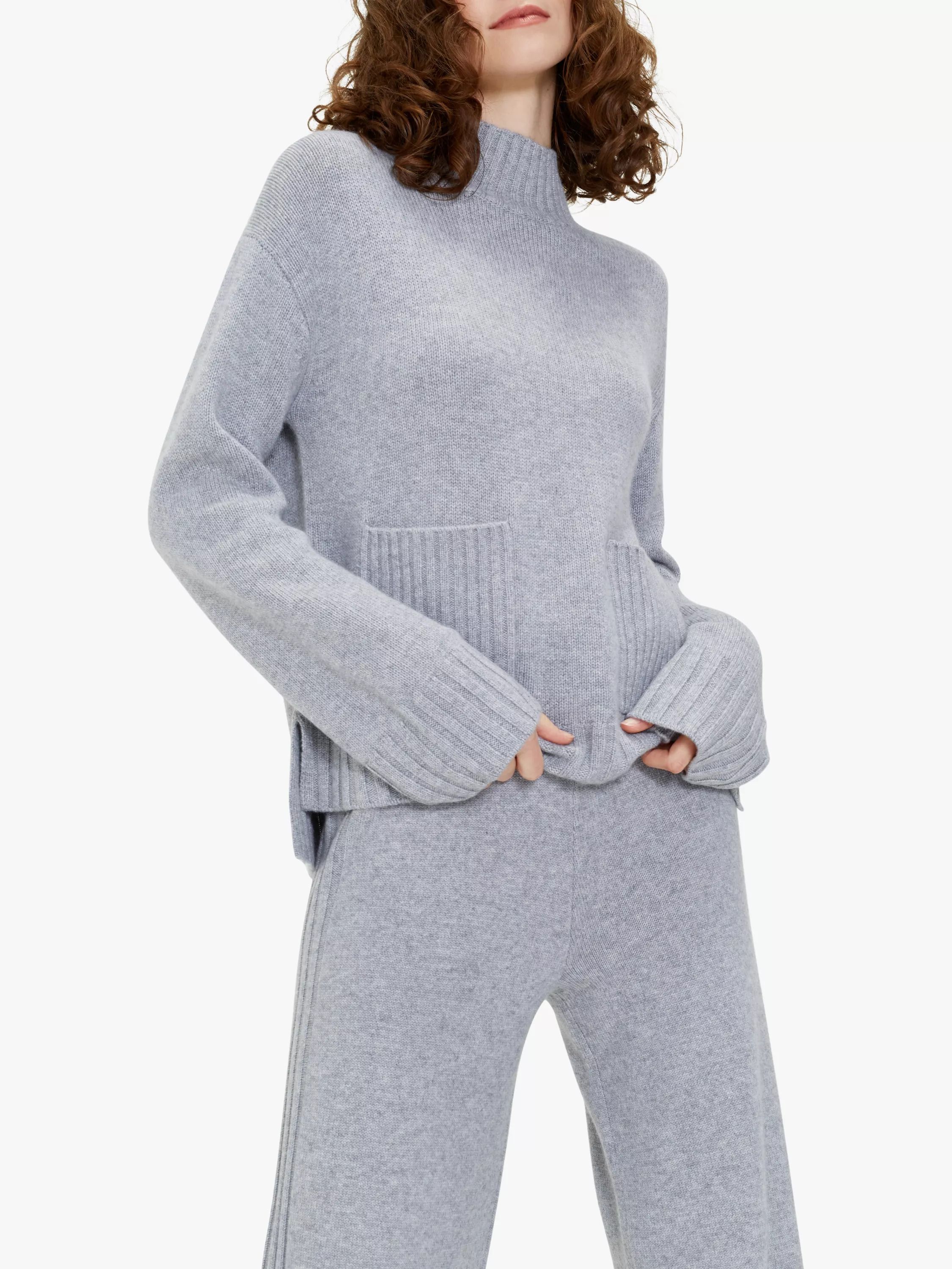 패치 포켓 캐시미어 점퍼 Patch Pocket Cashmere Jumper 112354304 Grey Marl