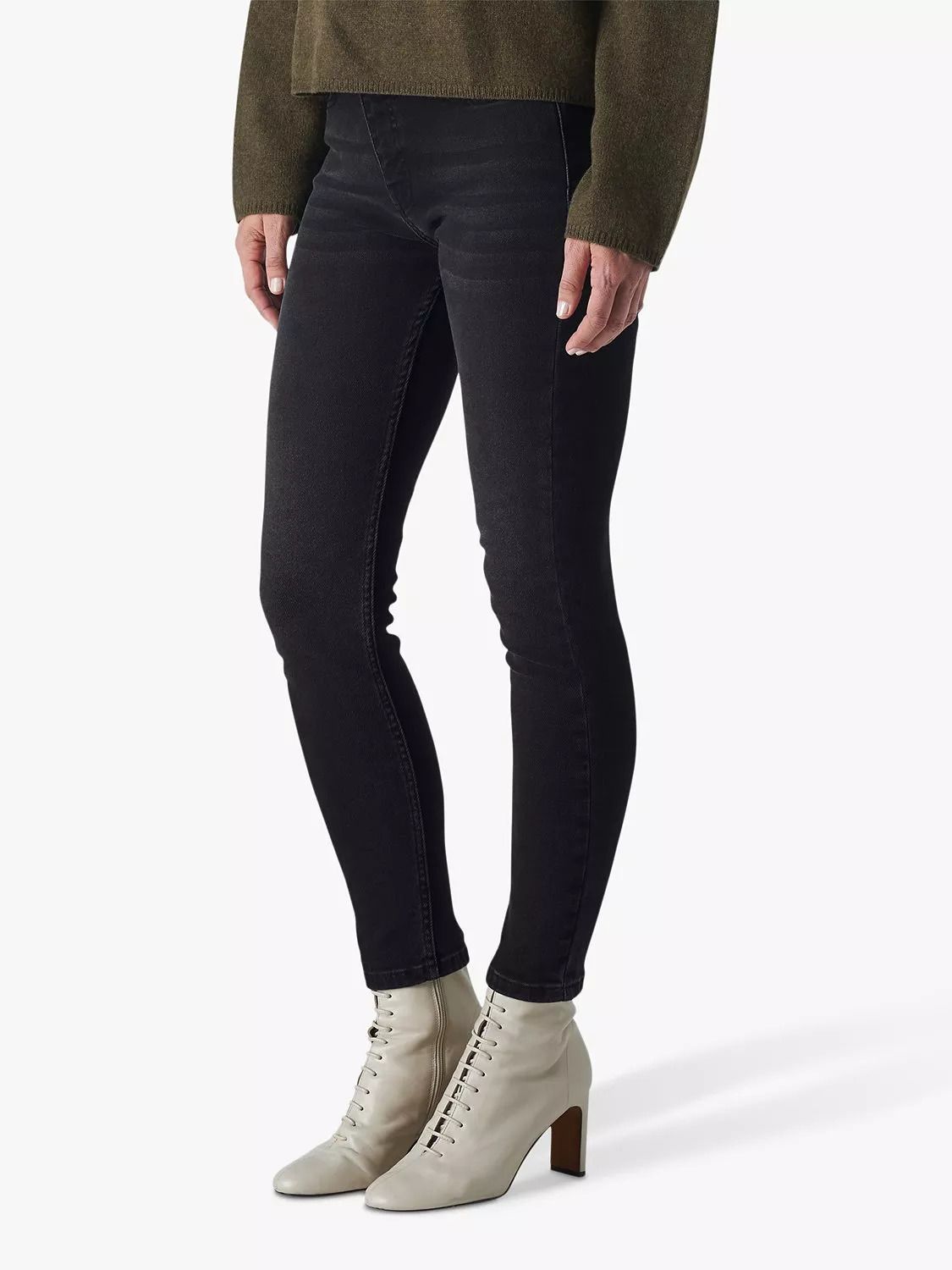 스키니 데님 블랙 Sculptured Skinny Jeans, Black 4797536