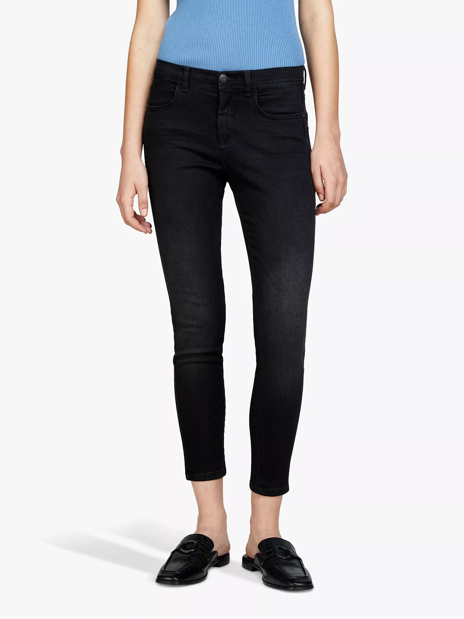 슬림 핏 데님 Slim Fit Ibiza Jeans 111683527 Black Denim