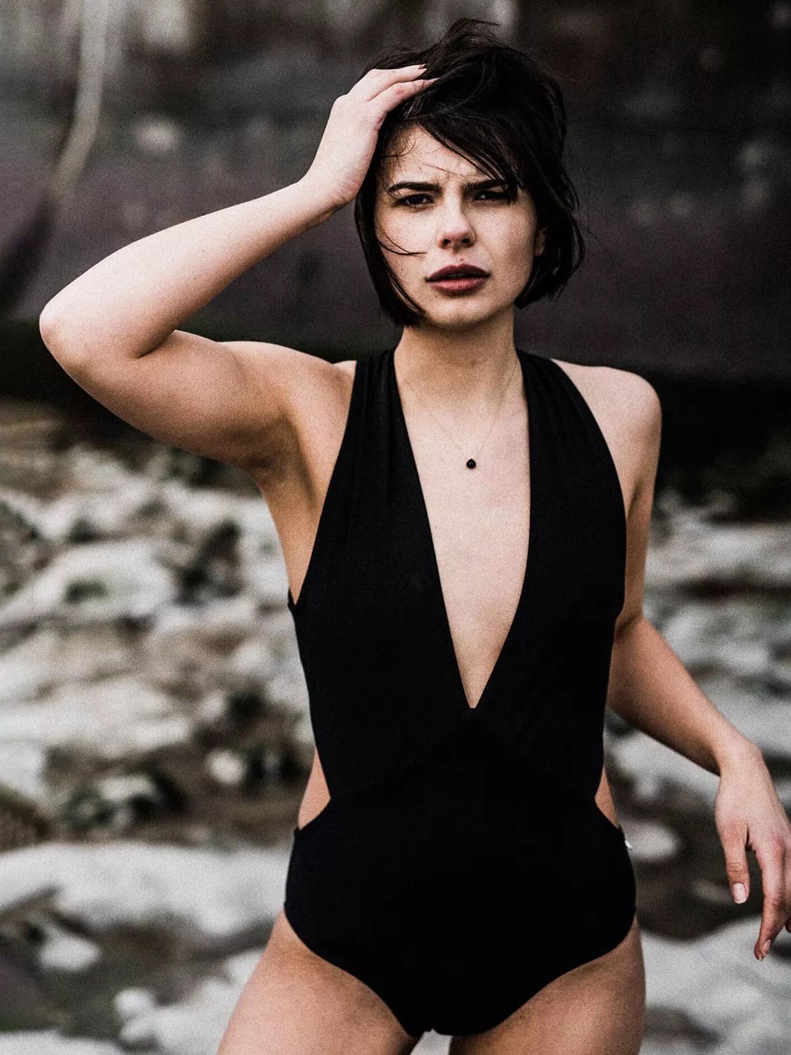 더 컷 아웃 수영복 The Statement Cut Out Swimsuit 109369536 Black