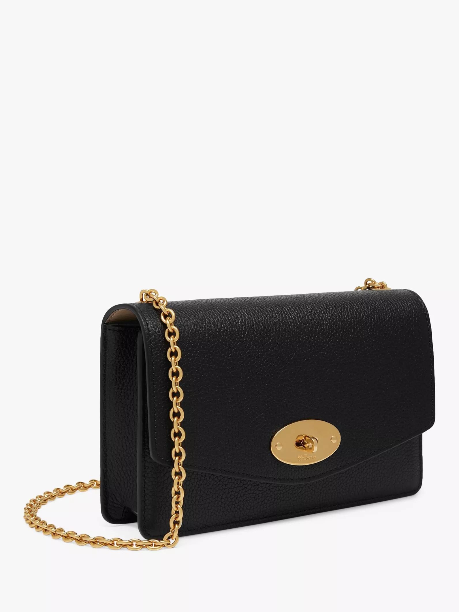 멀버리(Mulberry) | 스몰 클래식 가죽 클러치 가방 Small Darley Small Classic Grain Leather Clutch Bag 4185196 Black | 트렌비