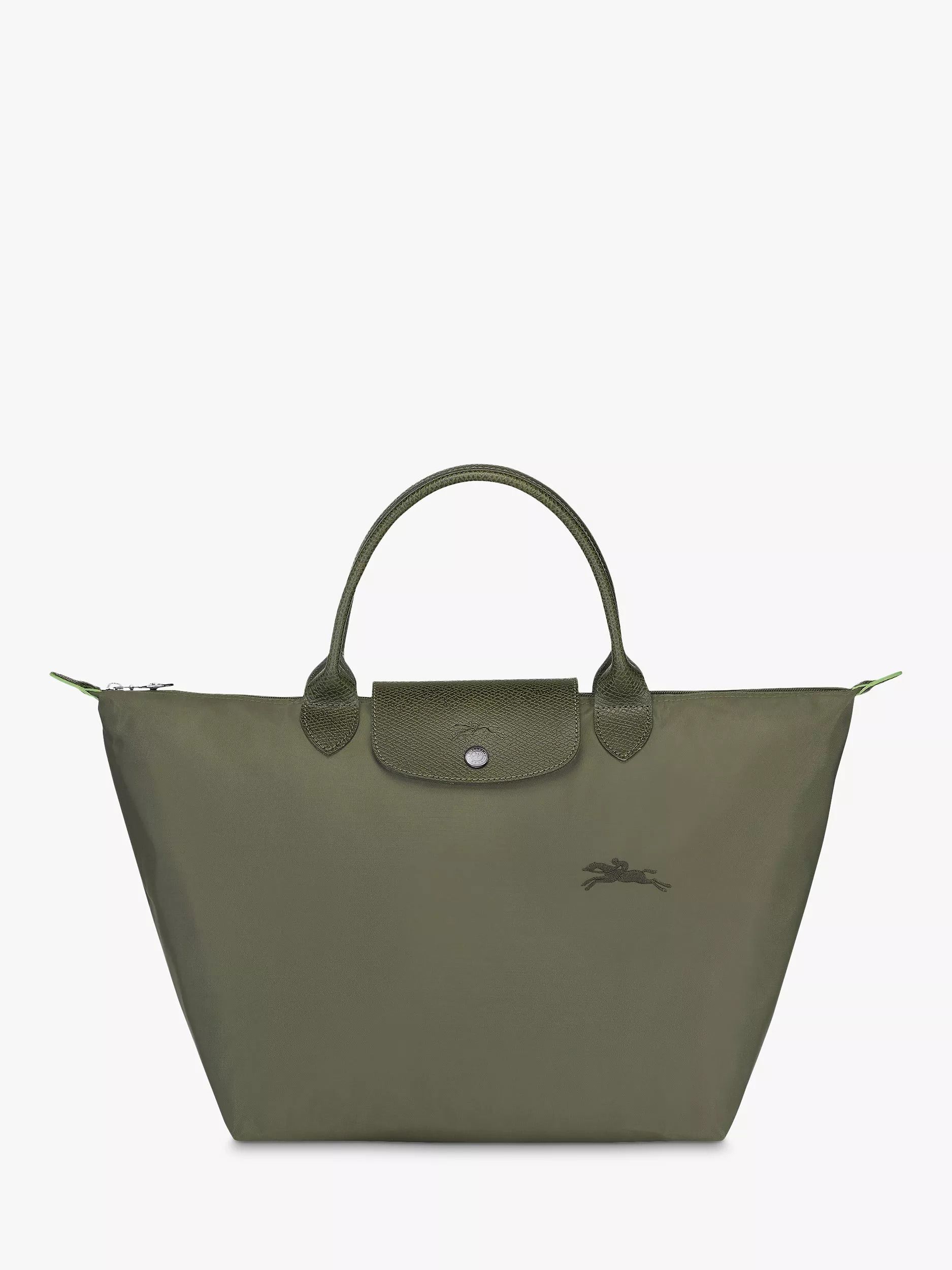 르 플리아쥬 그린 미디움 탑 핸들 가방 Le Pliage Green Medium Top Handle Bag 5645808 Forest