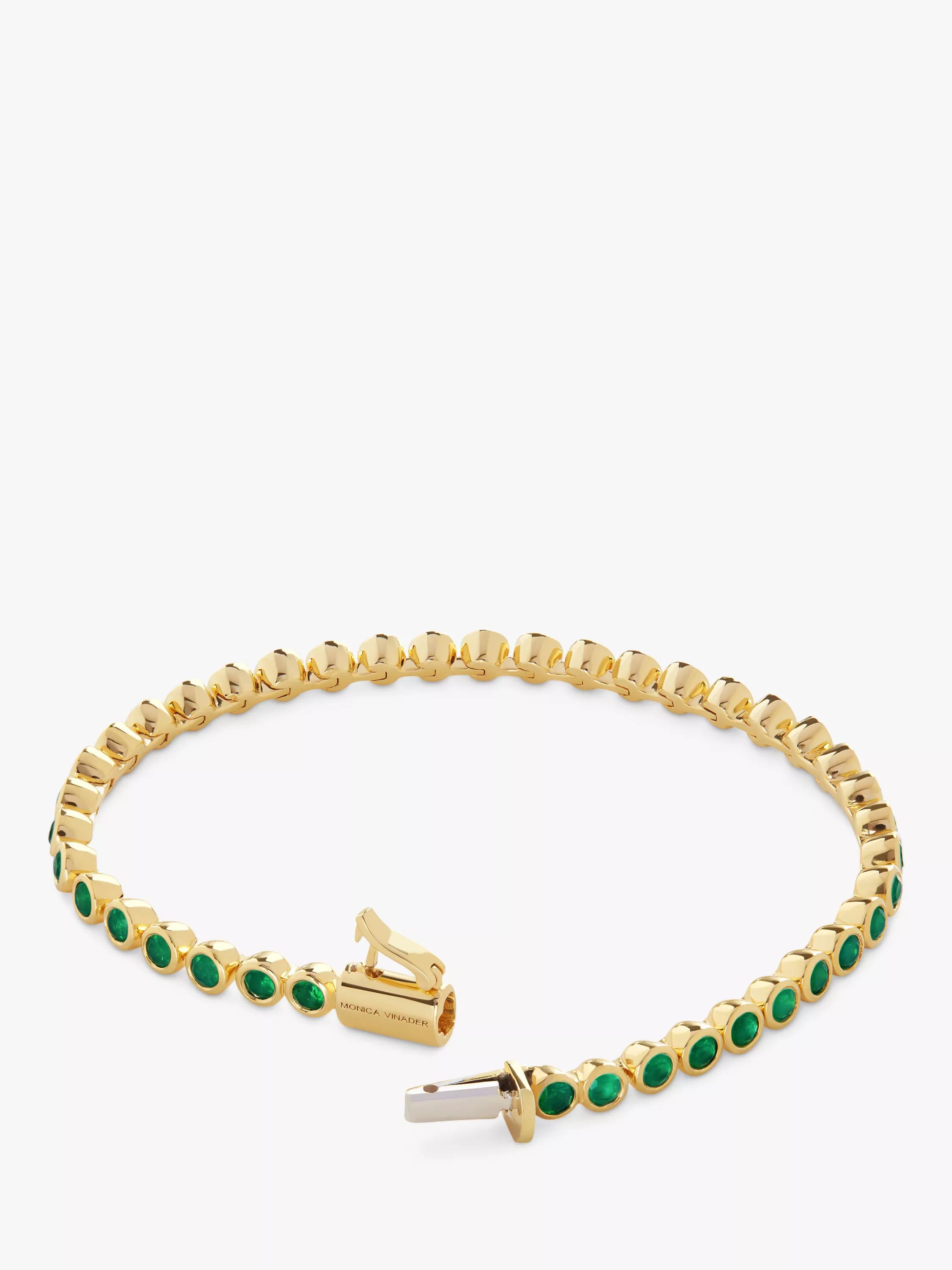 에센셜 오닉스 테니스 팔찌 골드 Essential Onyx Tennis Bracelet, Gold 112735770