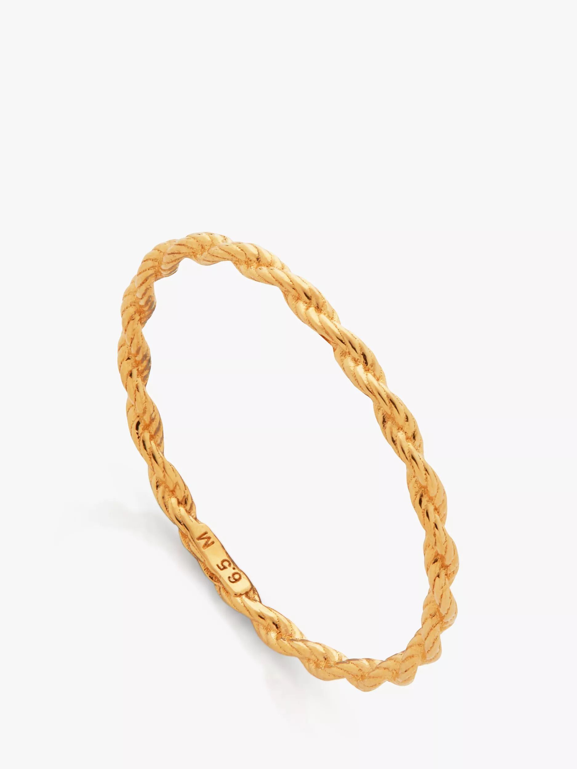 스키니 반지 골드 Corda Skinny Stacking Ring, Gold 6108411