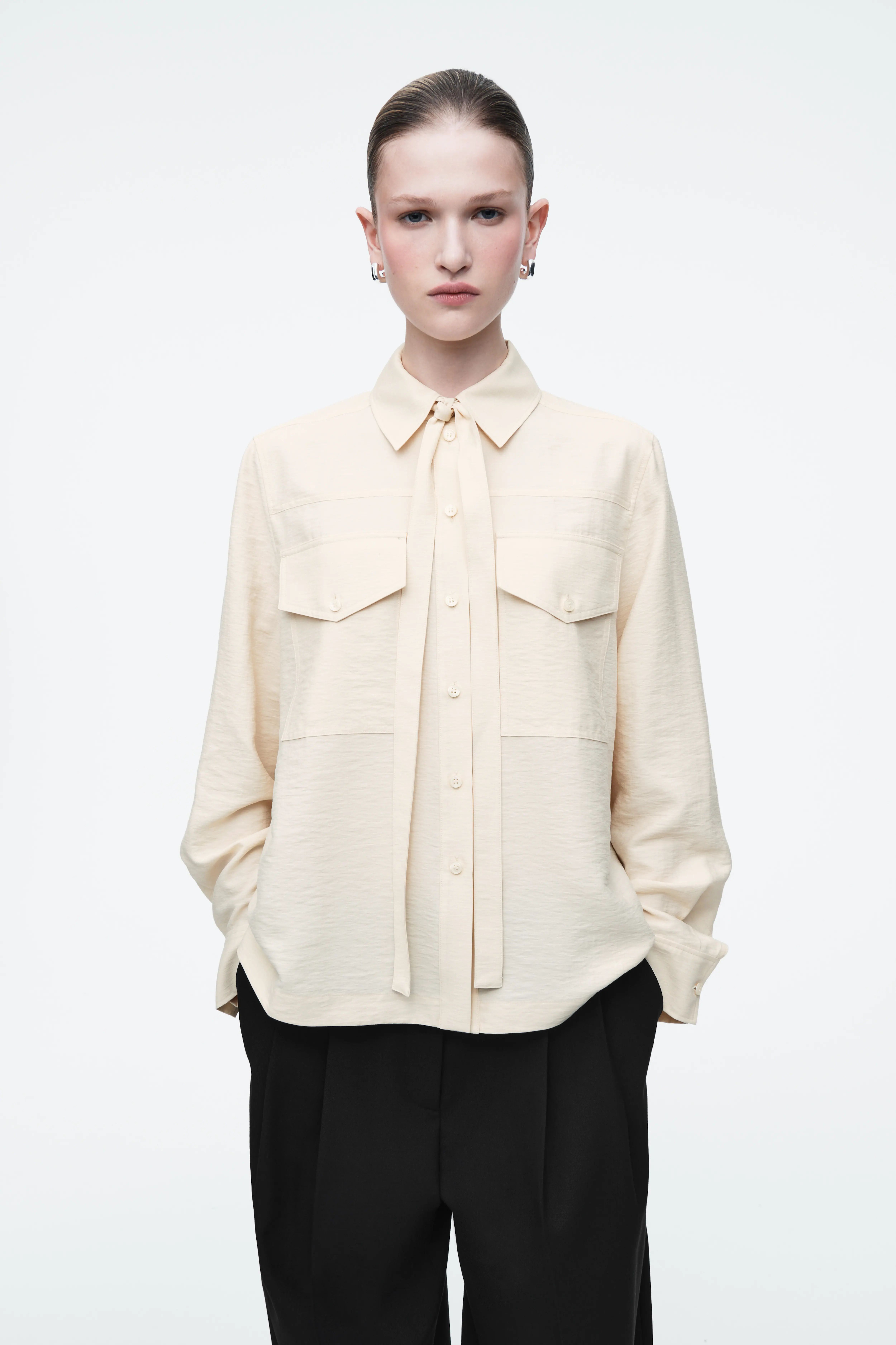 셔츠 NECK-TIE SHIRT 1254105001