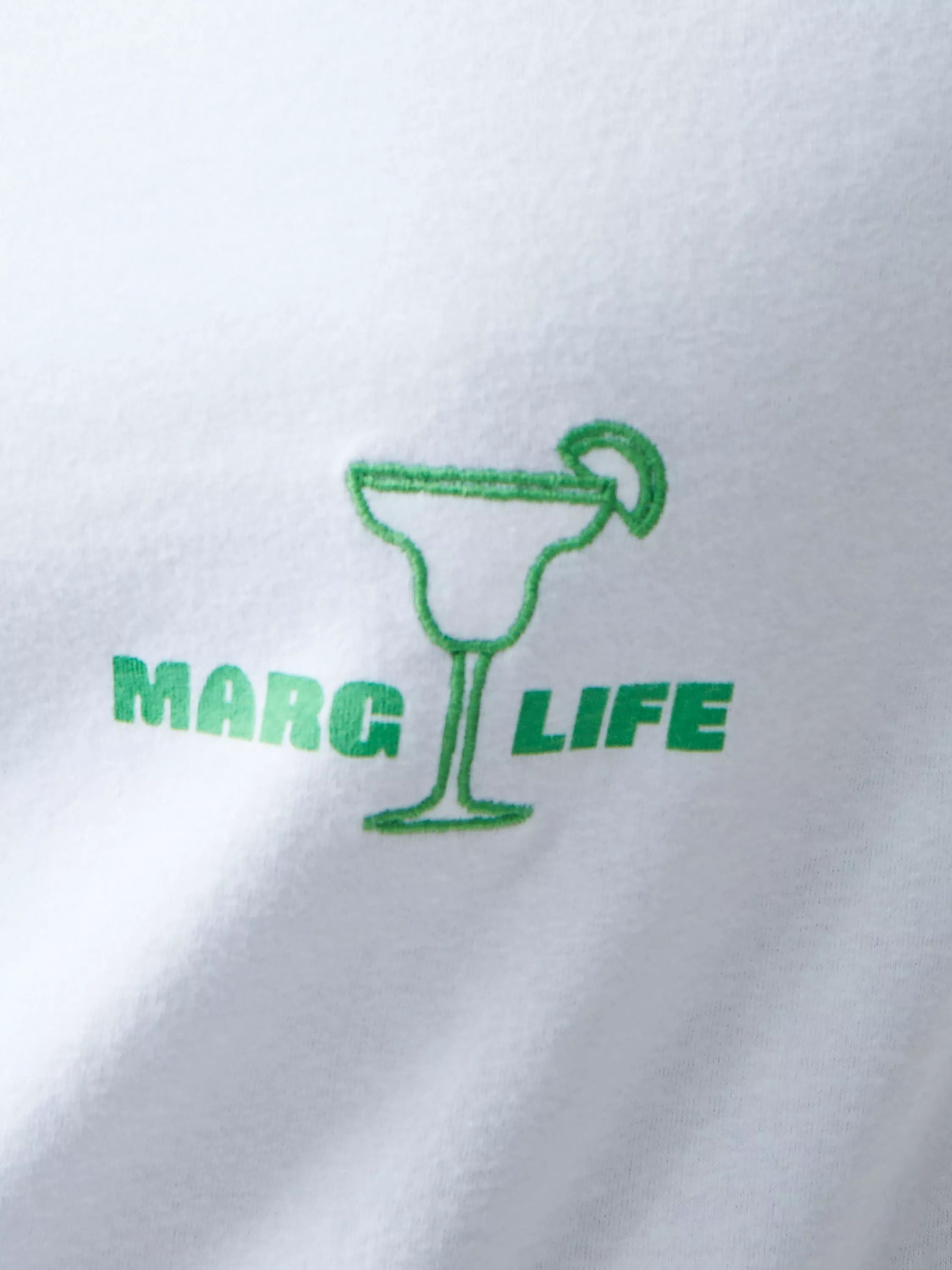 그래픽 티셔츠 화이트 Marg Life Graphic T-Shirt, White 112718608