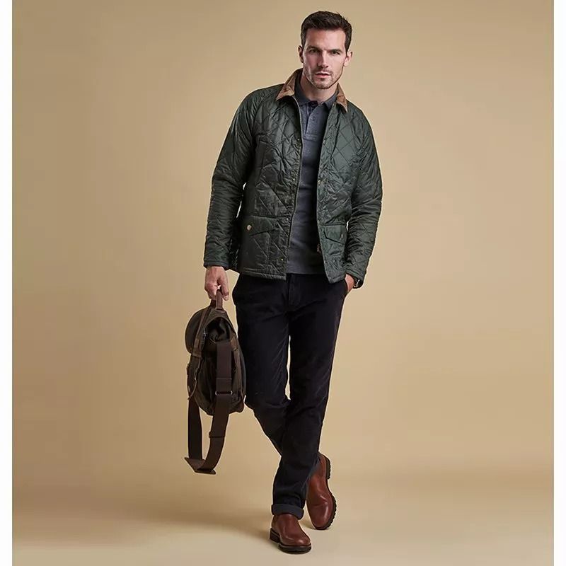 바버(Barbour) | 타탄 체크 폴로 셔츠 Tartan Pique Polo Shirt 3312540 Slate Marl | 트렌비