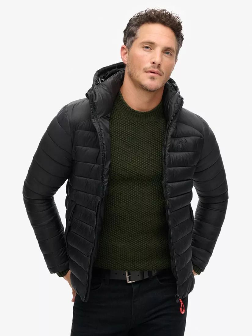후드 스포츠 패디드 자켓 Hooded Fuji Sport Padded Jacket 110929145 Black