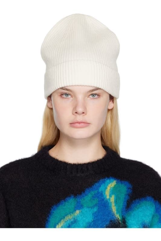 베이지 비니 Beige Rib Beanie 10742761