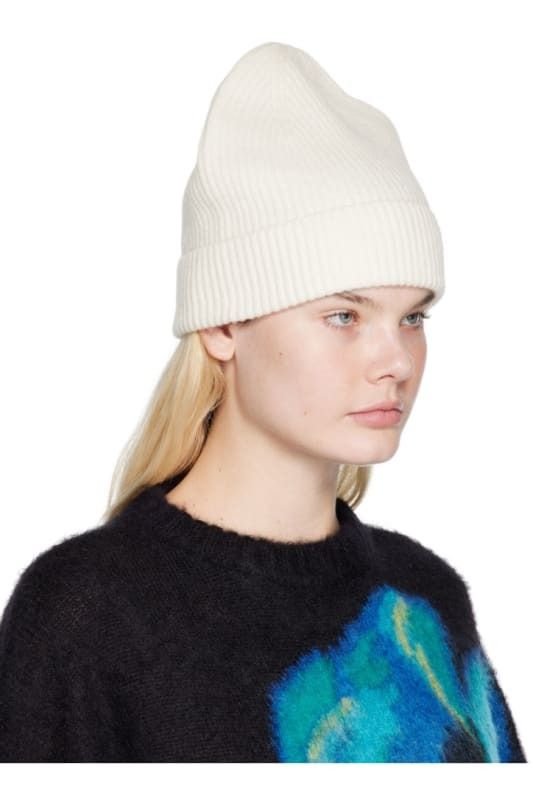베이지 비니 Beige Rib Beanie 10742761