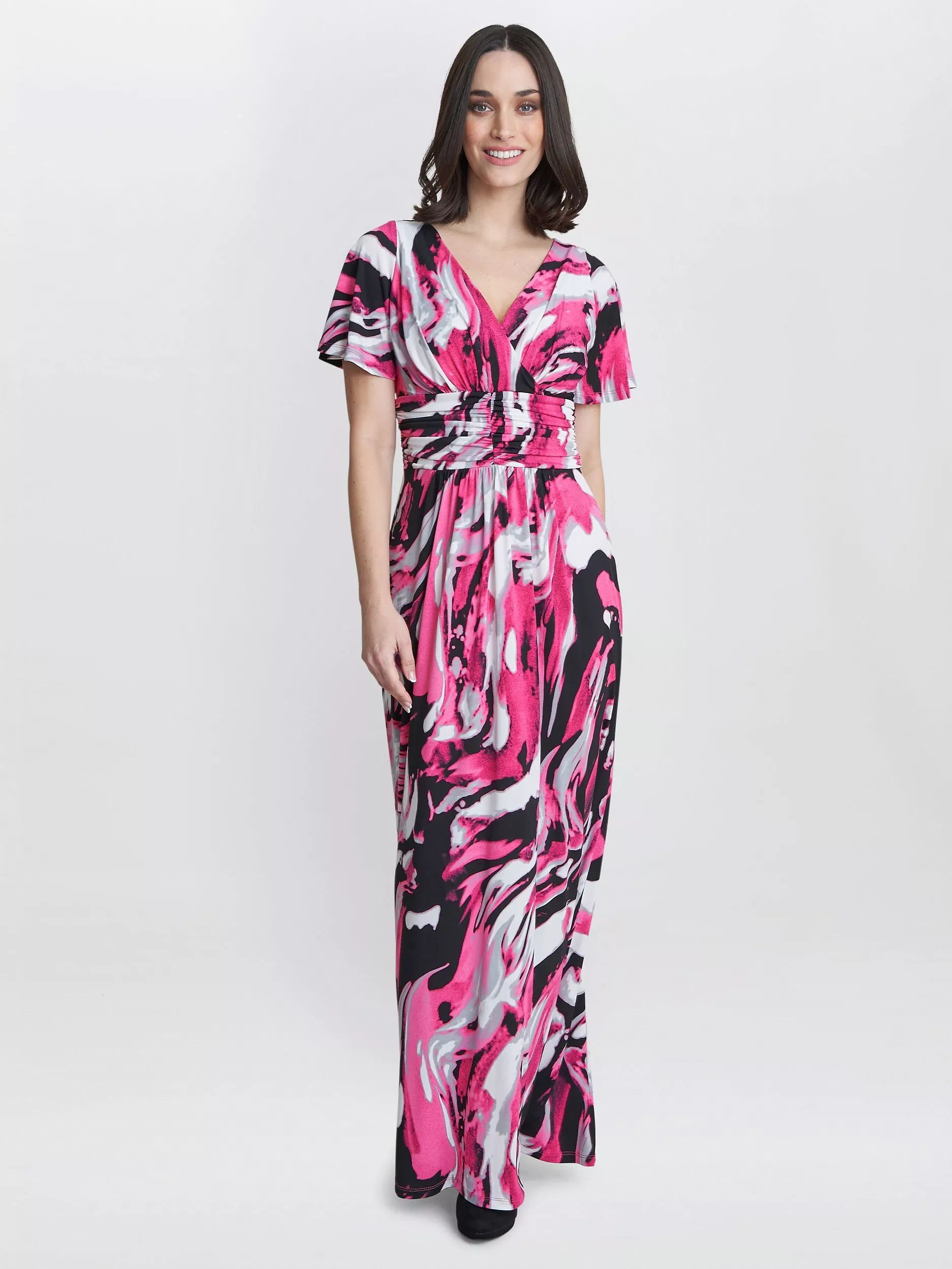 저지 맥시 드레스 Fifi Jersey Maxi Dress, Pink/Multi 111391282