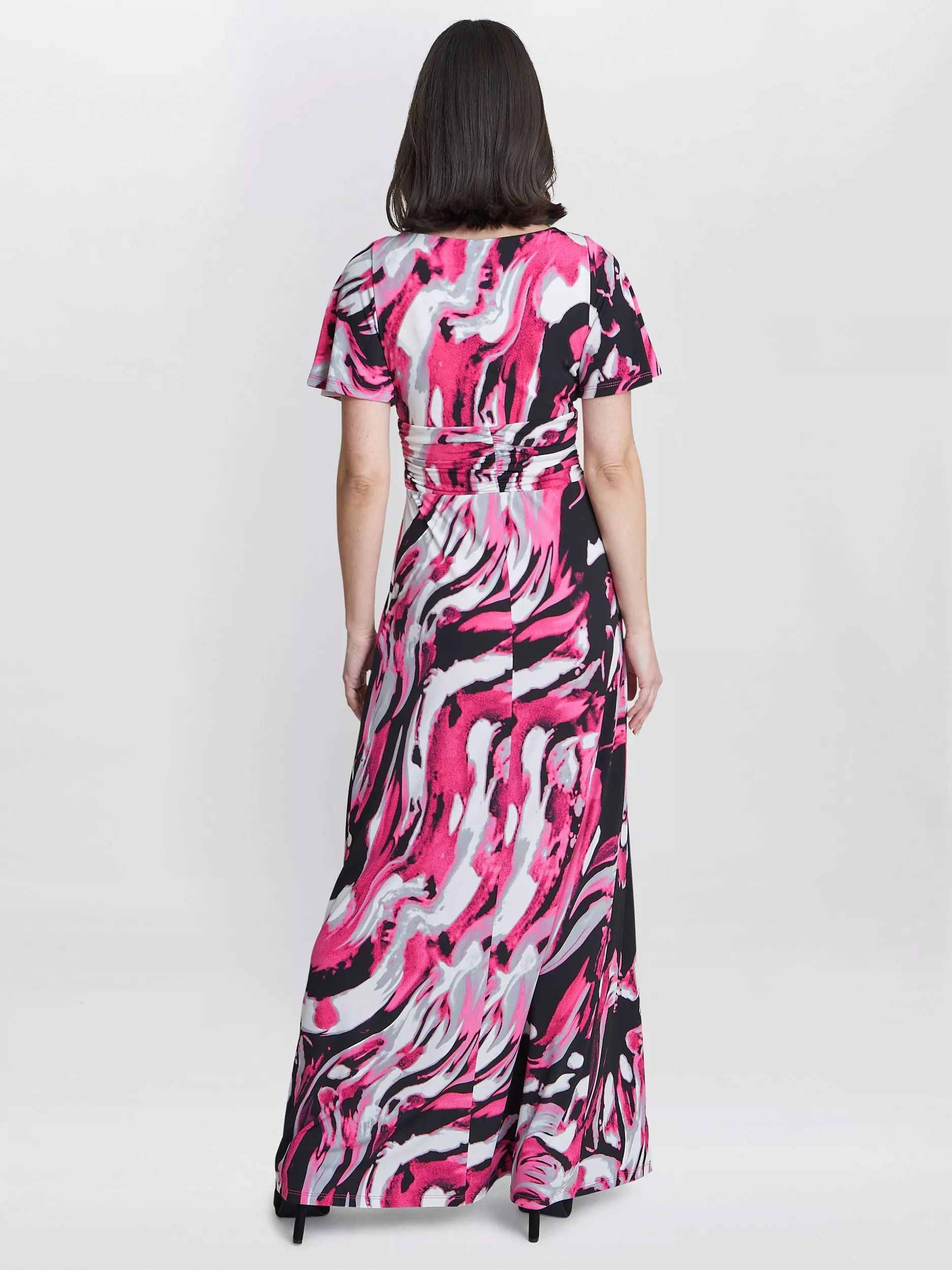 저지 맥시 드레스 Fifi Jersey Maxi Dress, Pink/Multi 111391282