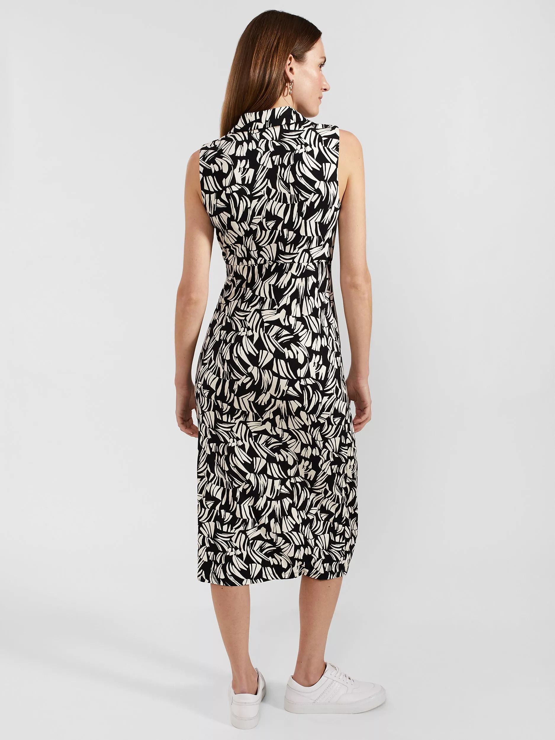 저지 드레스 블랙 크림 Clarissa Jersey Dress, Black/Cream 112085713