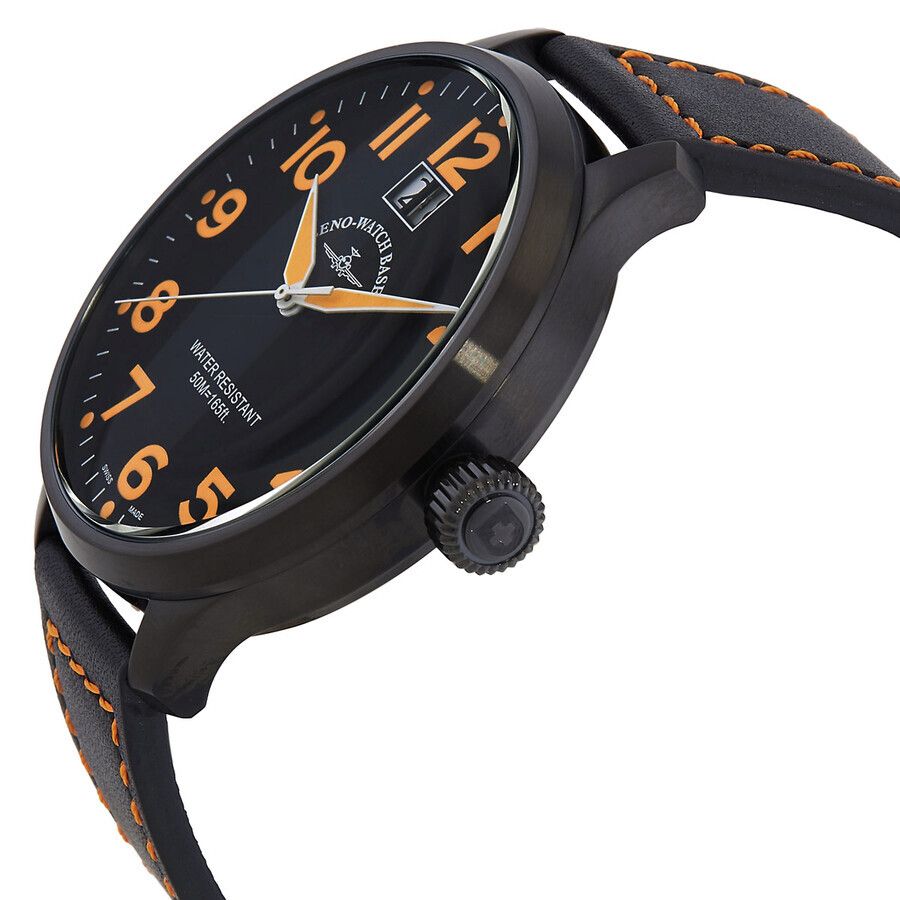 쿼츠 블랙 다이얼 남성 시계 Sos Quartz Black Dial Men's Watch 6221-7003-BKA15 ZENO-6221-7003-BKA15