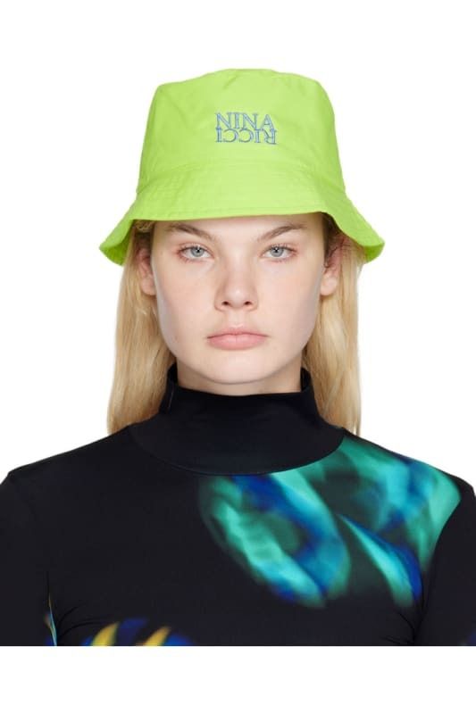 그린 방수 기능 버킷 모자 Green Water-Repellent Bucket Hat 10787121