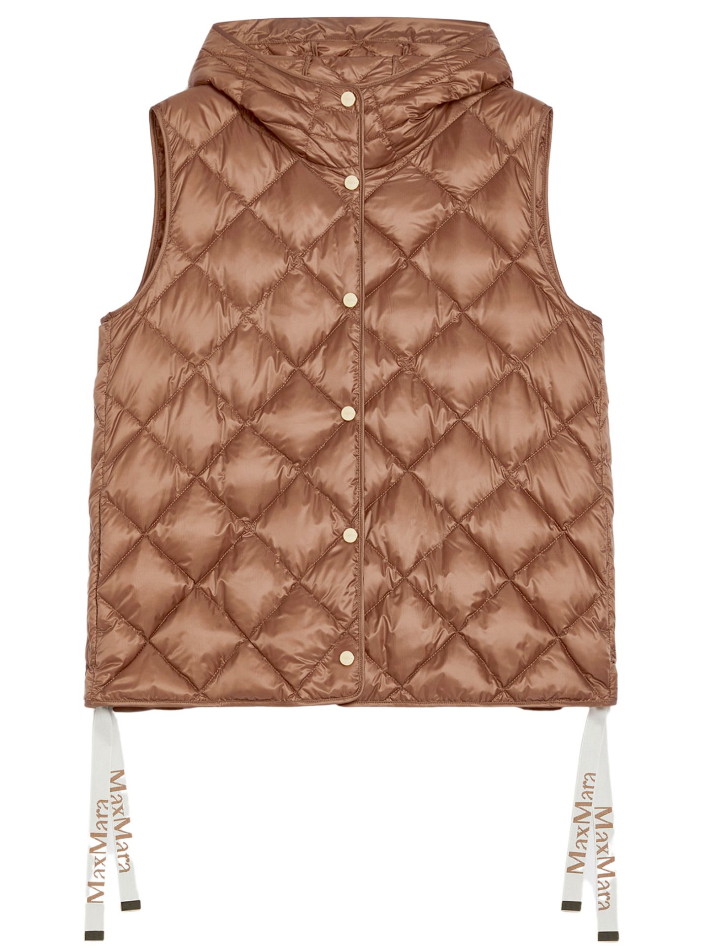 막스 마라 여성 큐브 조끼 브라운 MAX MARA WOMEN Cube Trefa Gilet Brown 2429296035600027