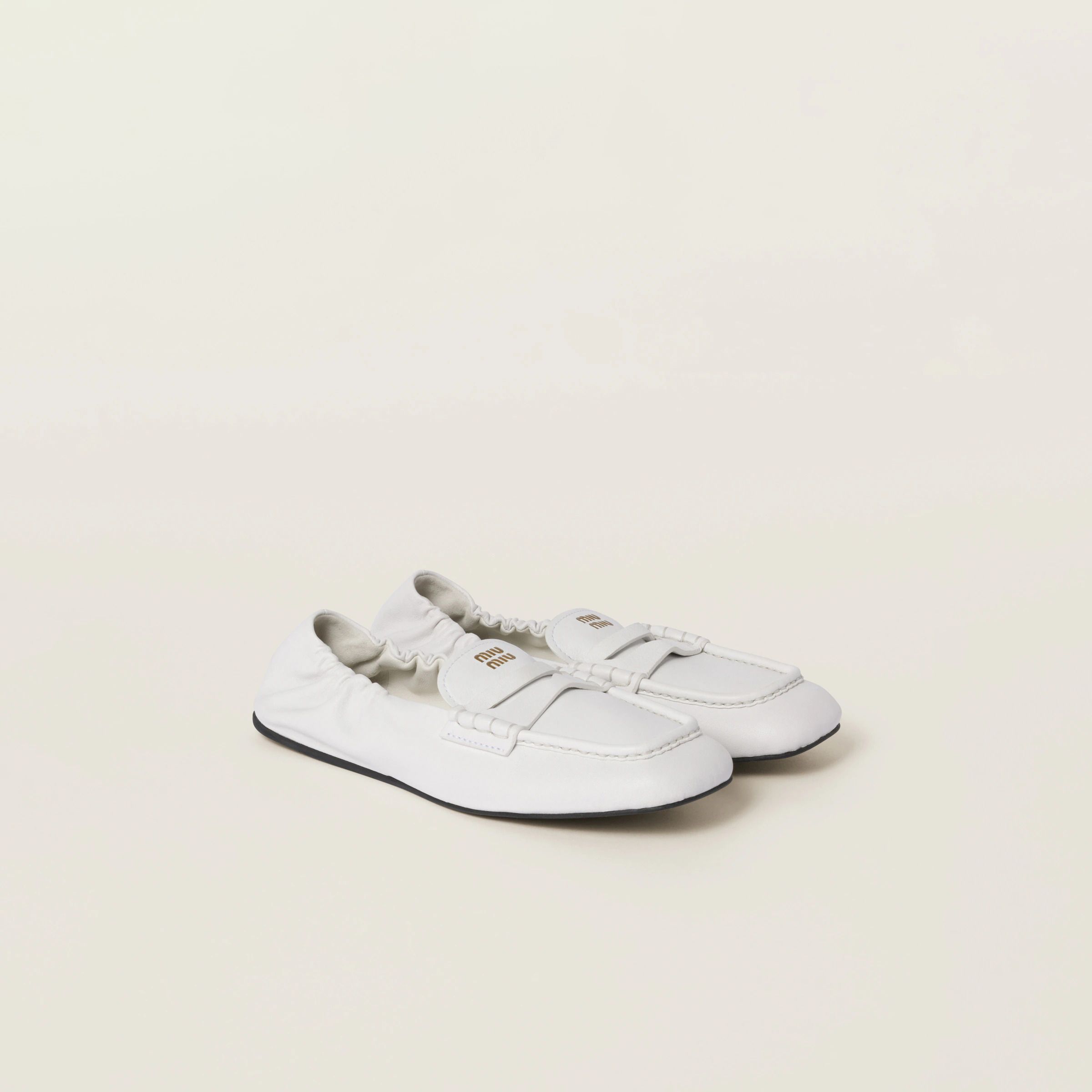 나파 가죽 로퍼 Ruches nappa leather loafers 5D341E EFX F0009 F 005