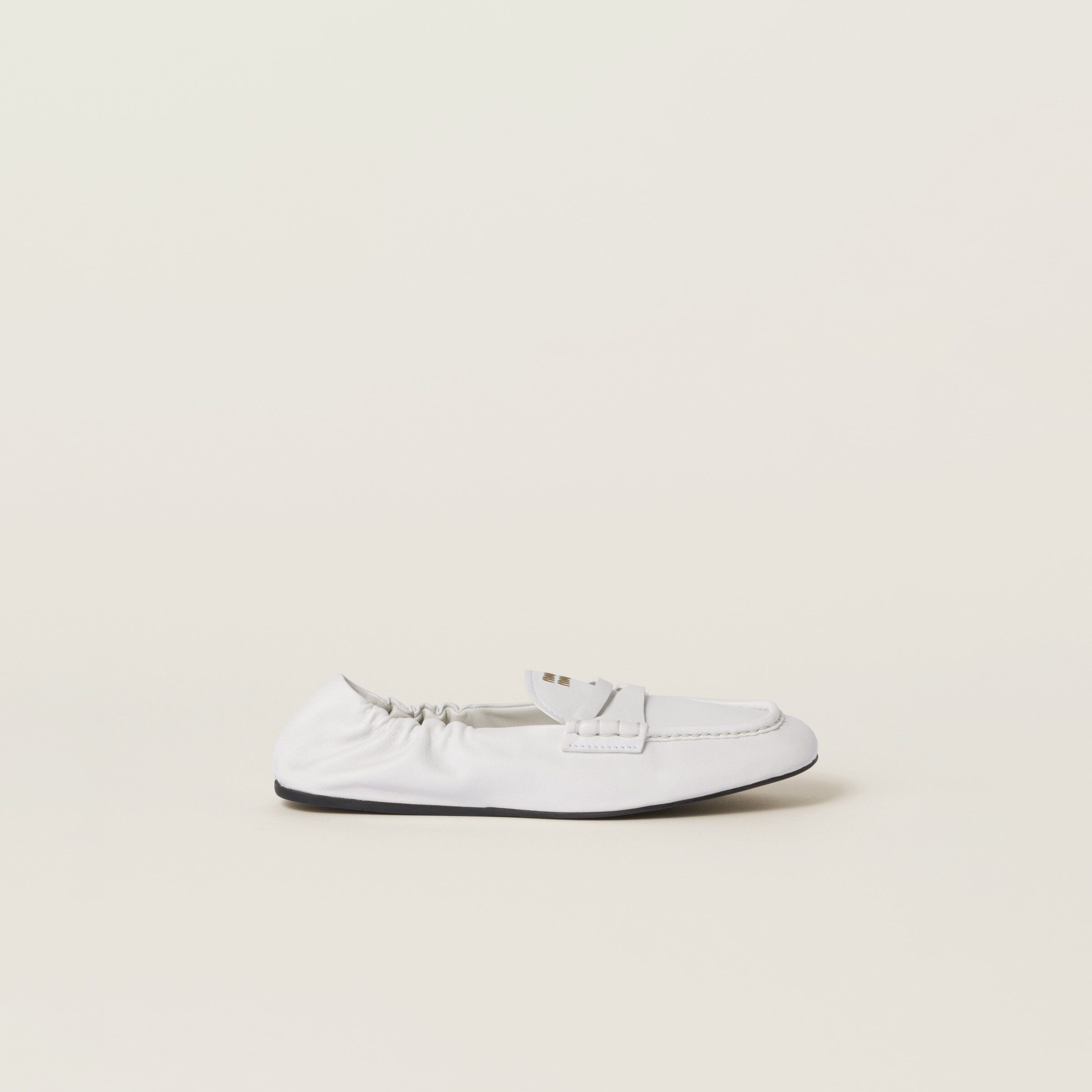 나파 가죽 로퍼 Ruches nappa leather loafers 5D341E EFX F0009 F 005