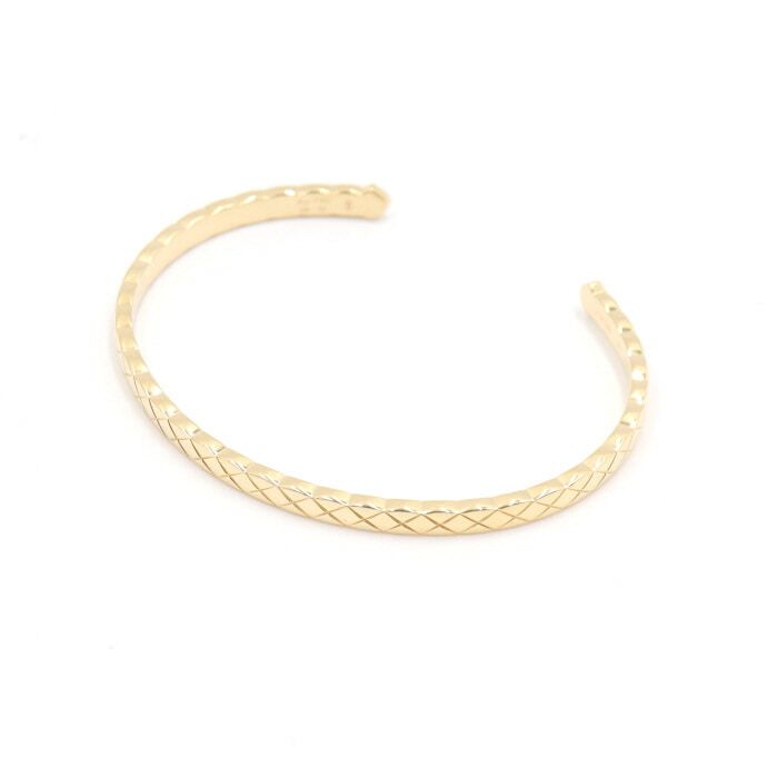 パーティを彩るご馳走や Coco CHANEL Crush J11663 Gold Yellow 18K Bracelet Cuff アイシャドウ