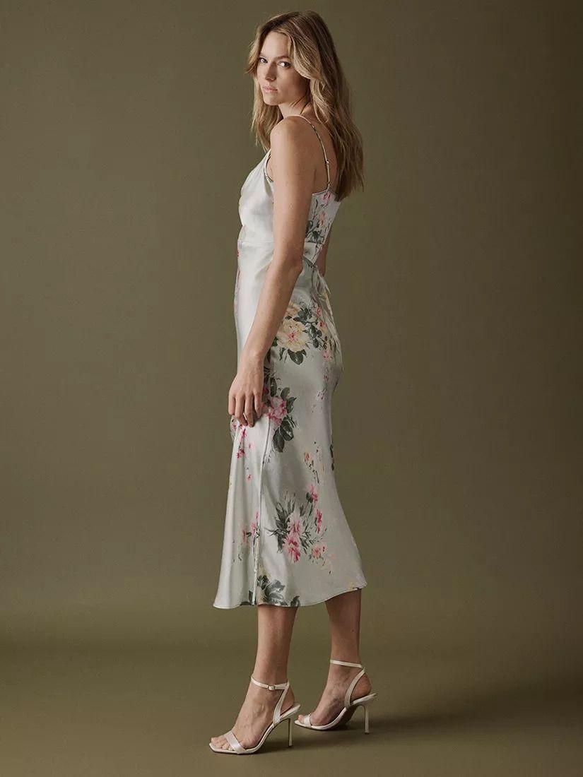 플로랄 드레스 그린 Trixie Floral Bridesmaid Dress, Green Floral 112959726