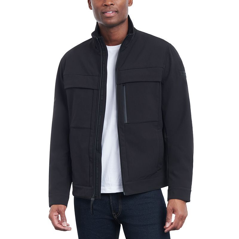 남성 집업 소프트 자켓 Men's Dressy Full-Zip Soft Shell Jacket 17633486 Black