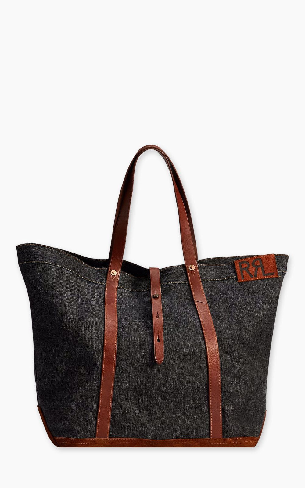 데님 토트 가방 Howard Leather-Trim Denim Tote Bag Indigo 194875