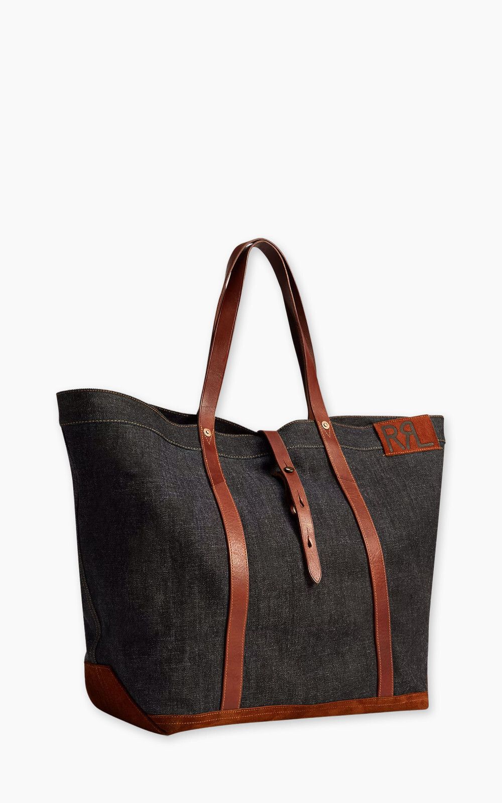 데님 토트 가방 Howard Leather-Trim Denim Tote Bag Indigo 194875