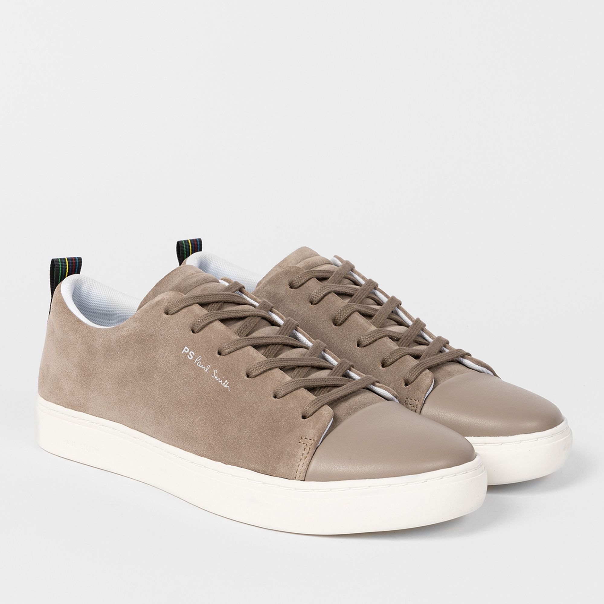 스미스 남성 가죽 스니커즈 PS Paul Smith Men's Lee Leather Cupsole Trainers 15787113