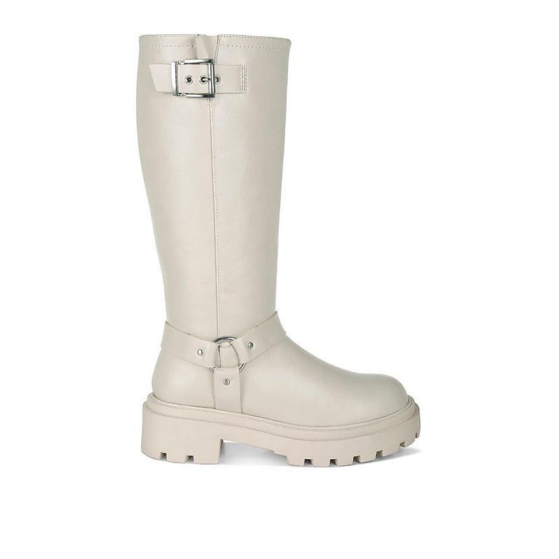 디테일 롱 부츠 Taimen Harnes Detail Long Boots 20481935 Beige