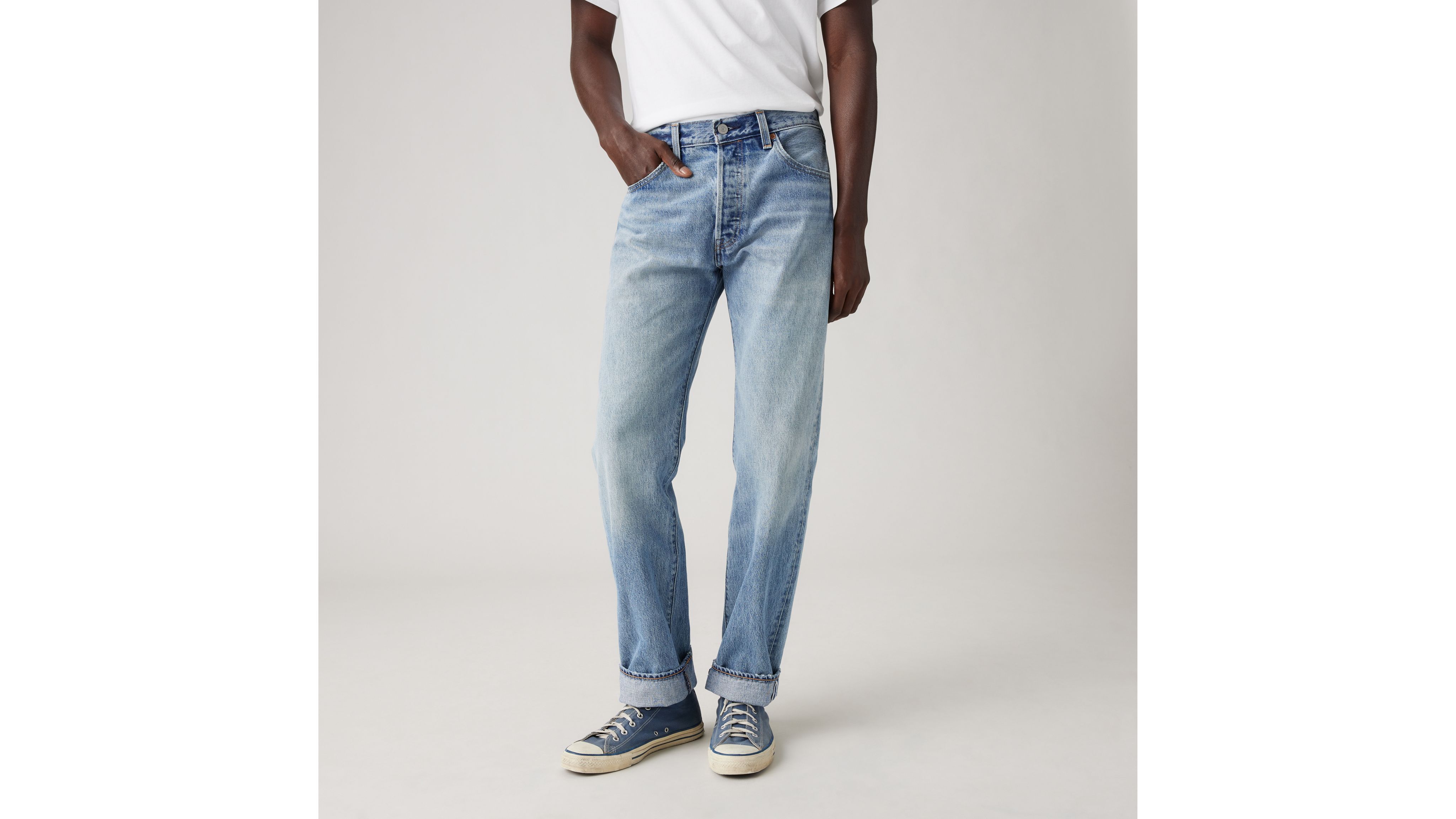 스트레이트 핏 남성 데님 501® '93 Straight Fit Selvedge Men's Jeans 798300356