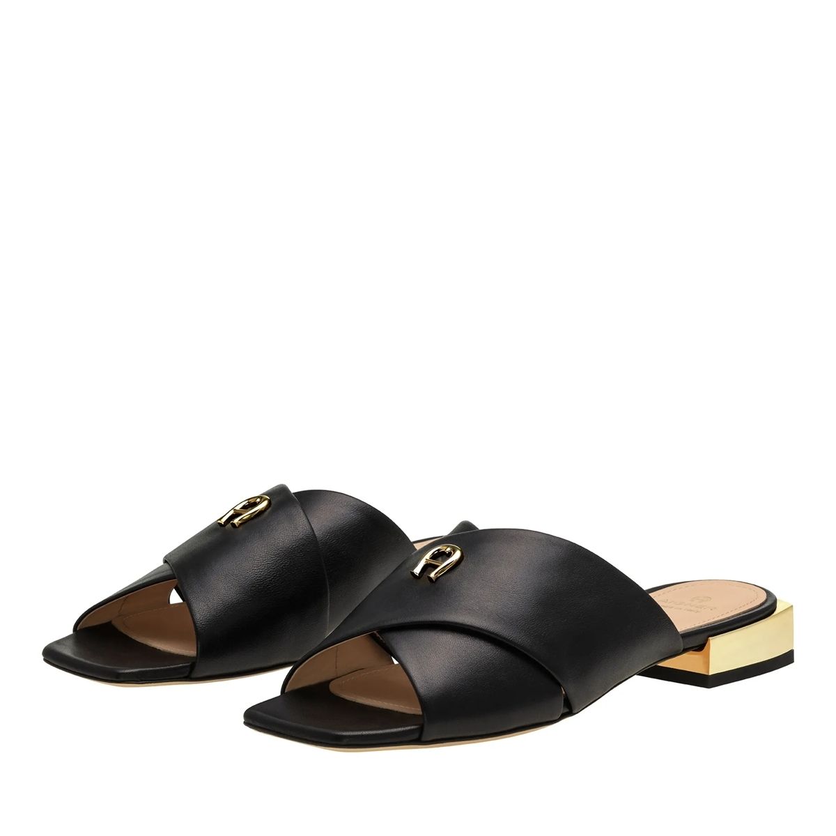 블랙 AIGNER Sandalen FASHION SASKIA 4C schwarz                        Sandale A0541942