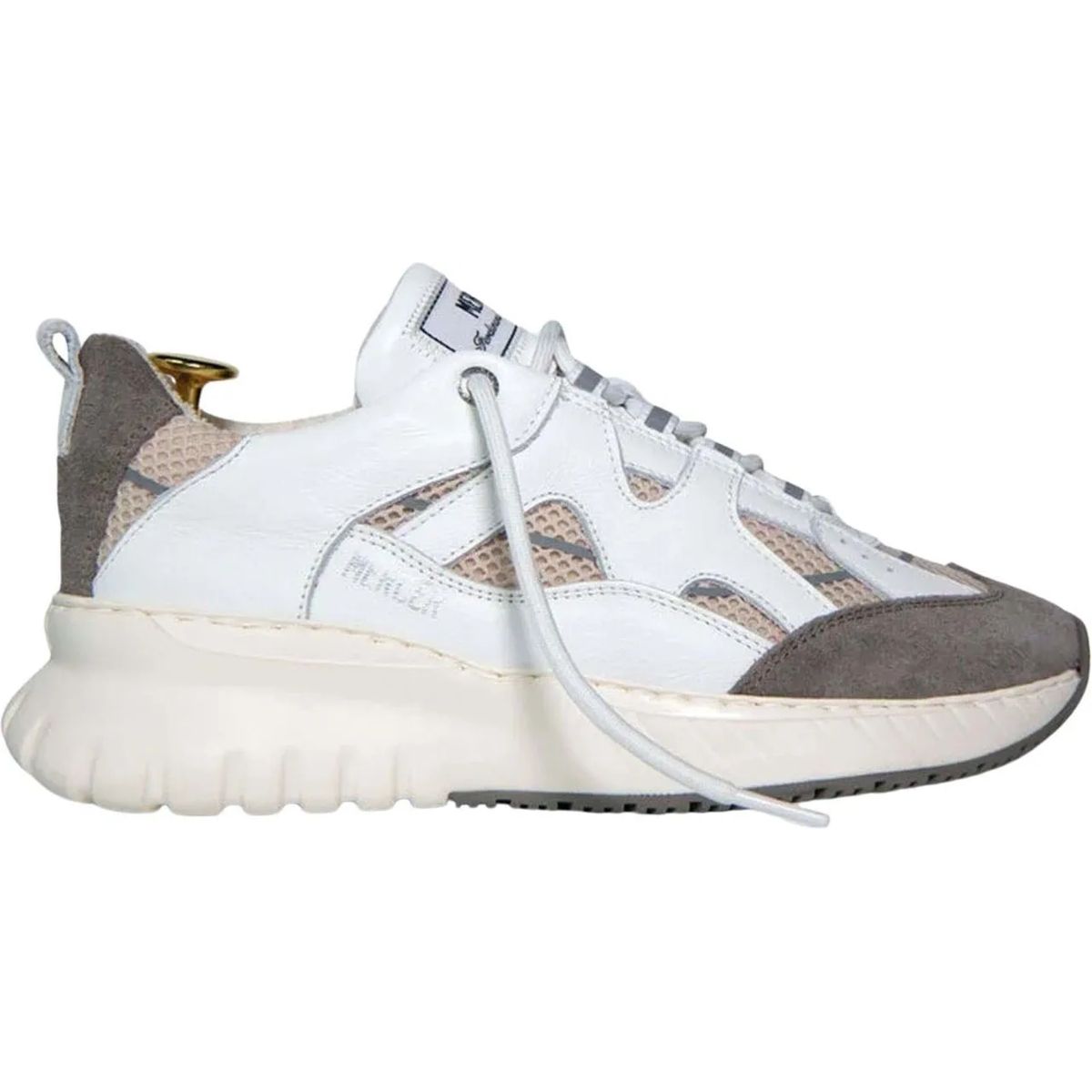 암스테르담 더 스니커즈 화이트 로우 MERCER AMSTERDAM Mercer The Jupiter Sneakers Wit The Jupiter (me233 weiß                        Low-Top Sneaker A0528151