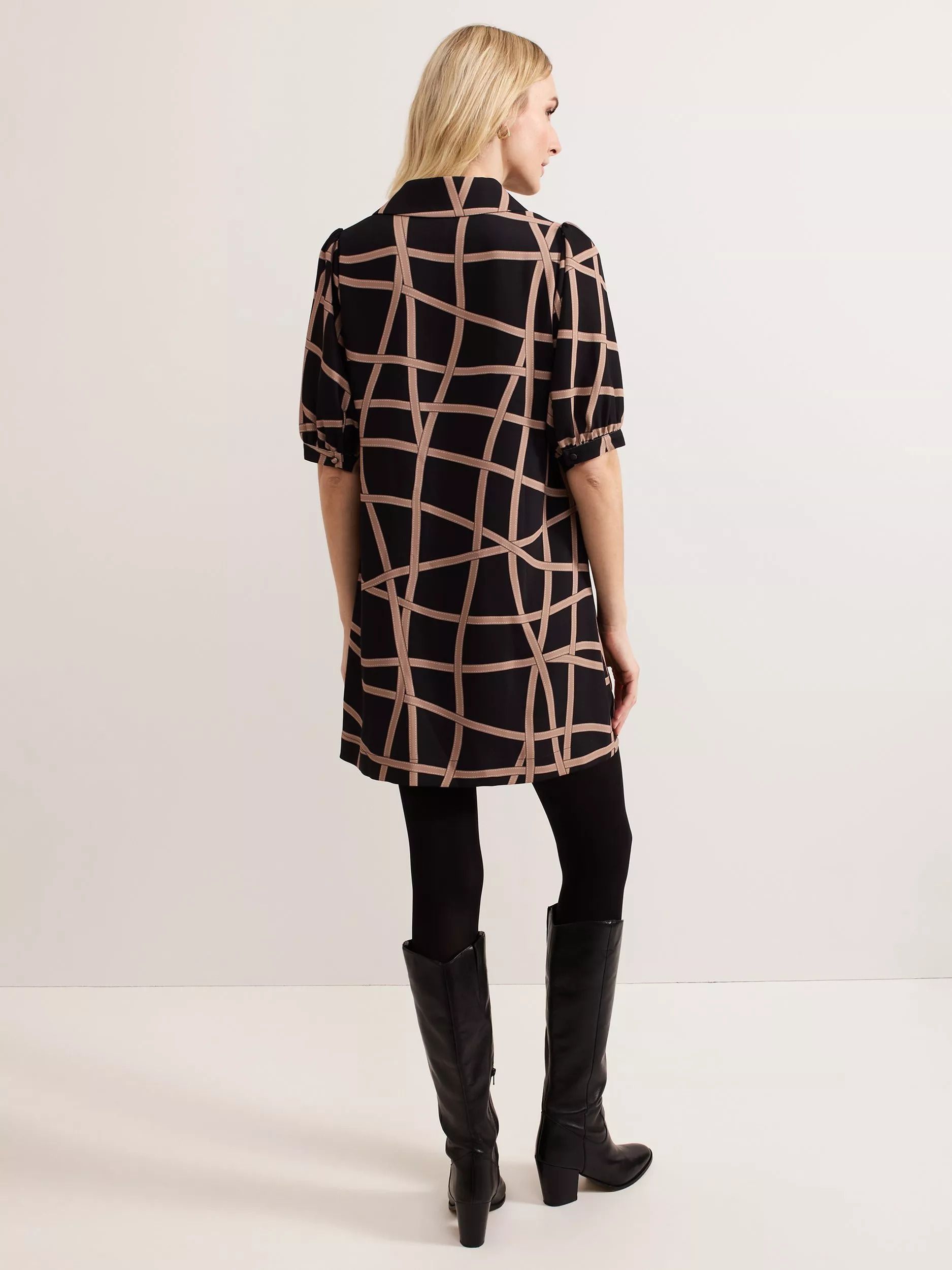 튜닉 드레스 카멜 Darlia Ribbon Tunic Dress, Camel 112984434