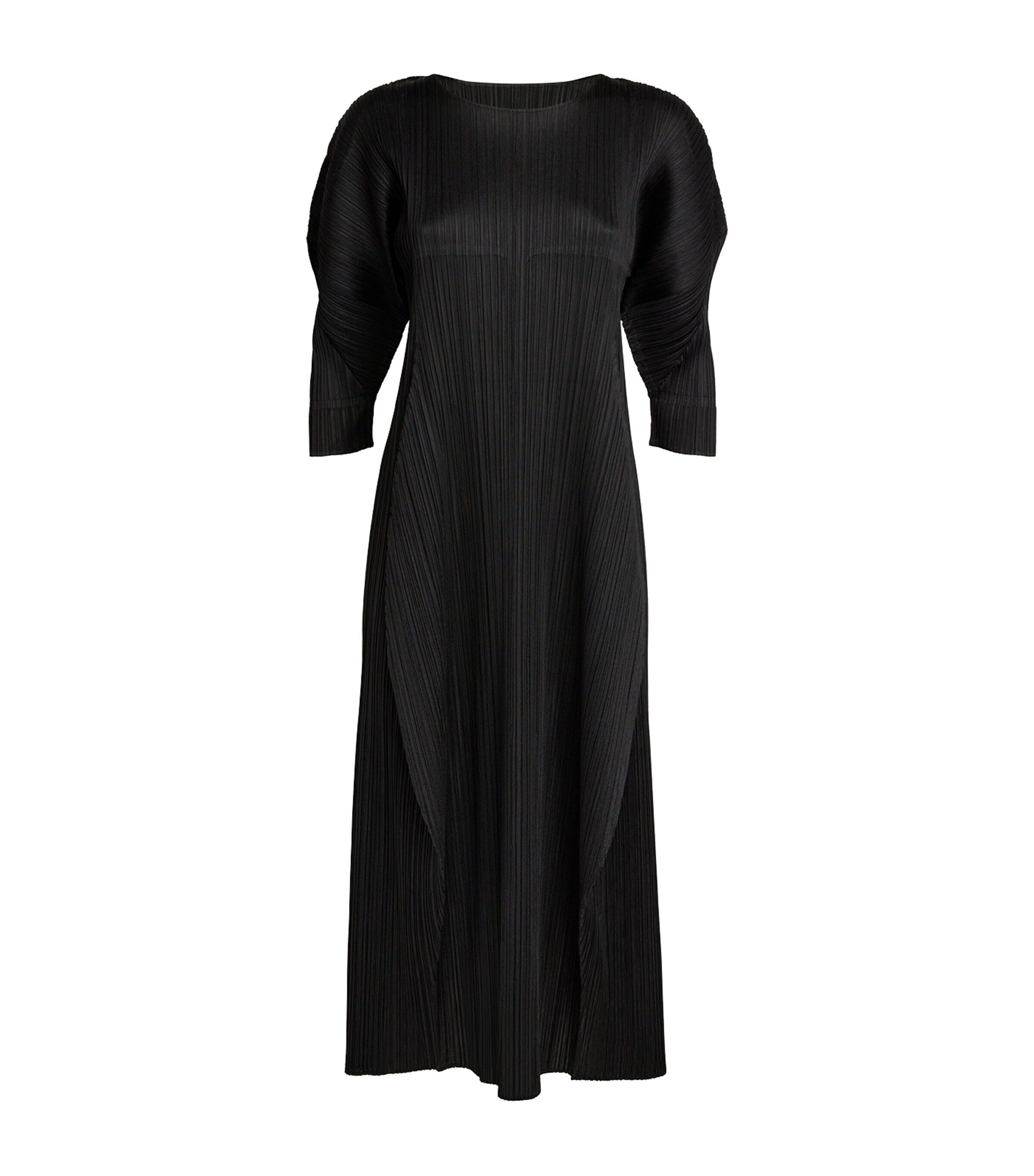 플리츠 미디 드레스 Pleated Powan Midi Dress 000000000007635677