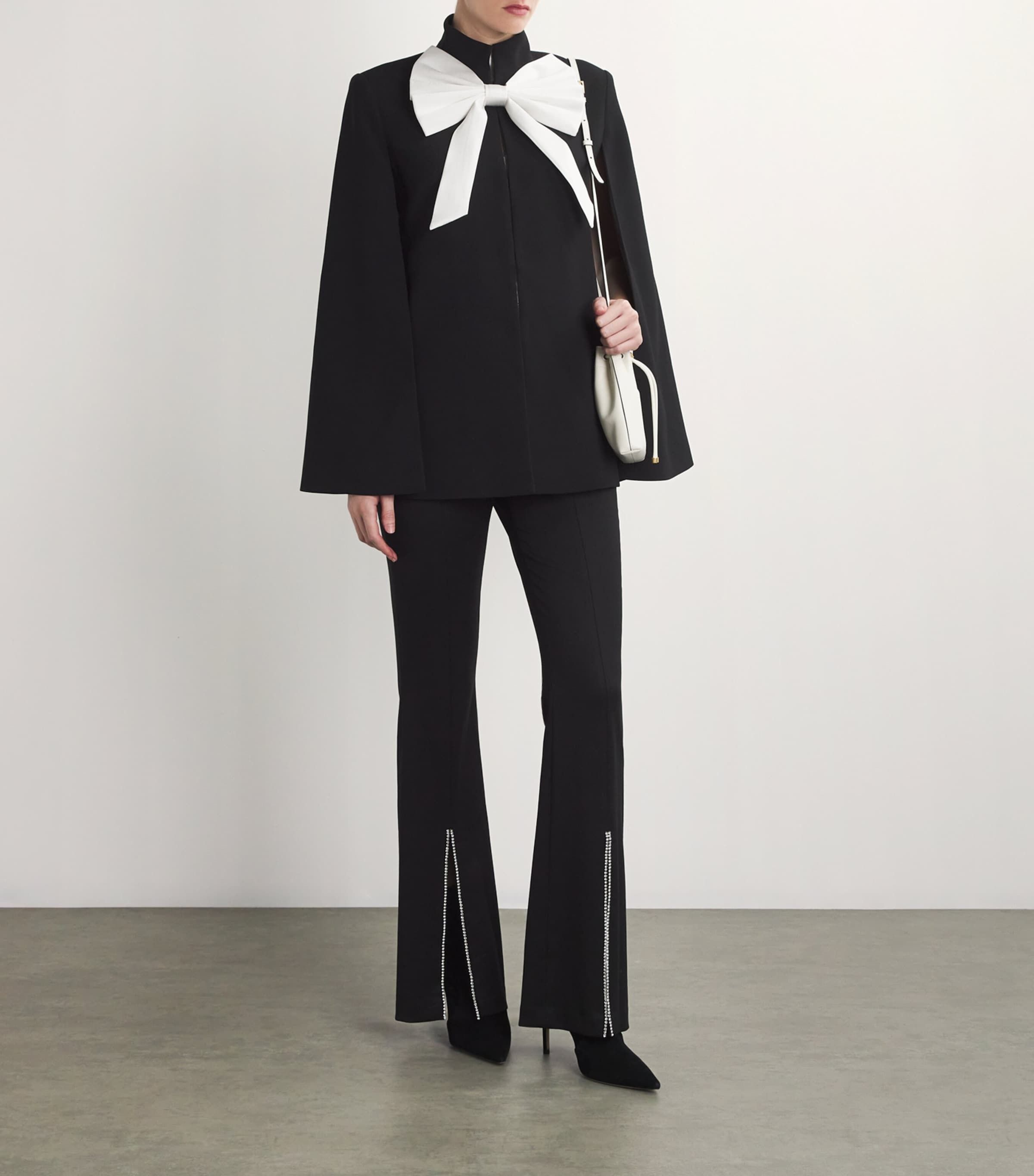 케이프 Bow-Detail Philippa Cape 000000000007700493